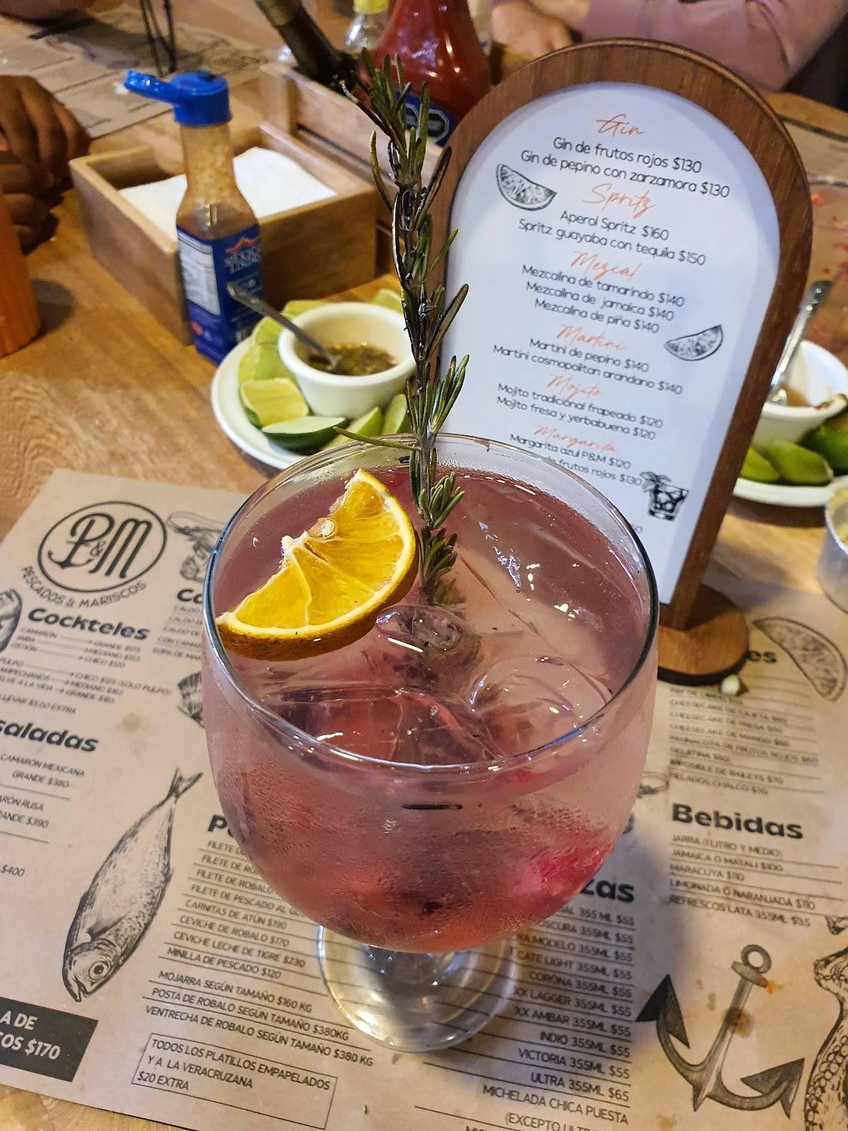 Carta Del Restaurante Pescados Y Mariscos Villahermosa