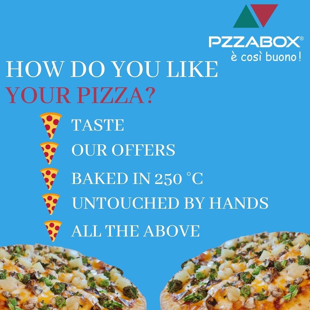 PZZABOX menu