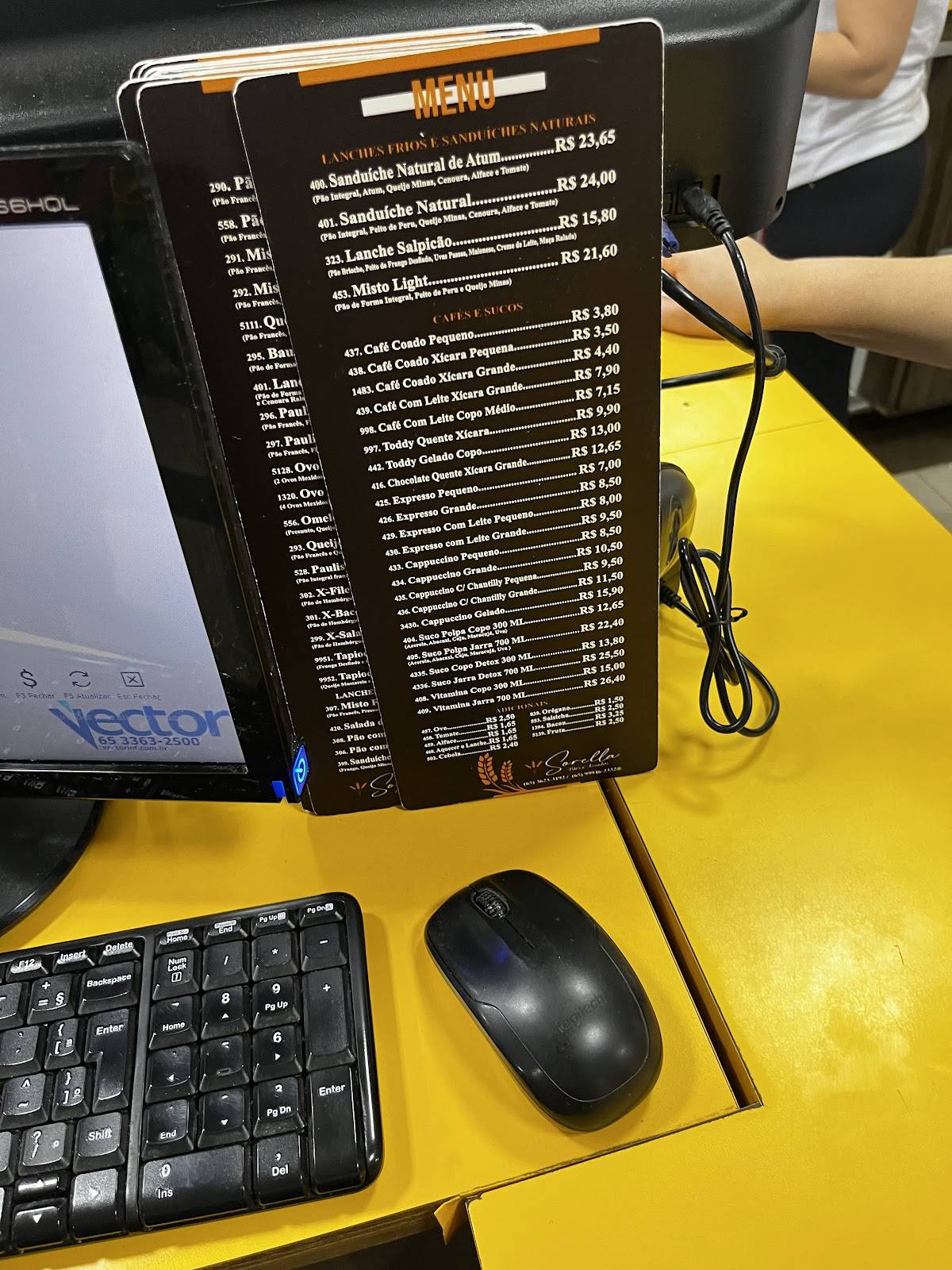 Padaria Sorella cardápio