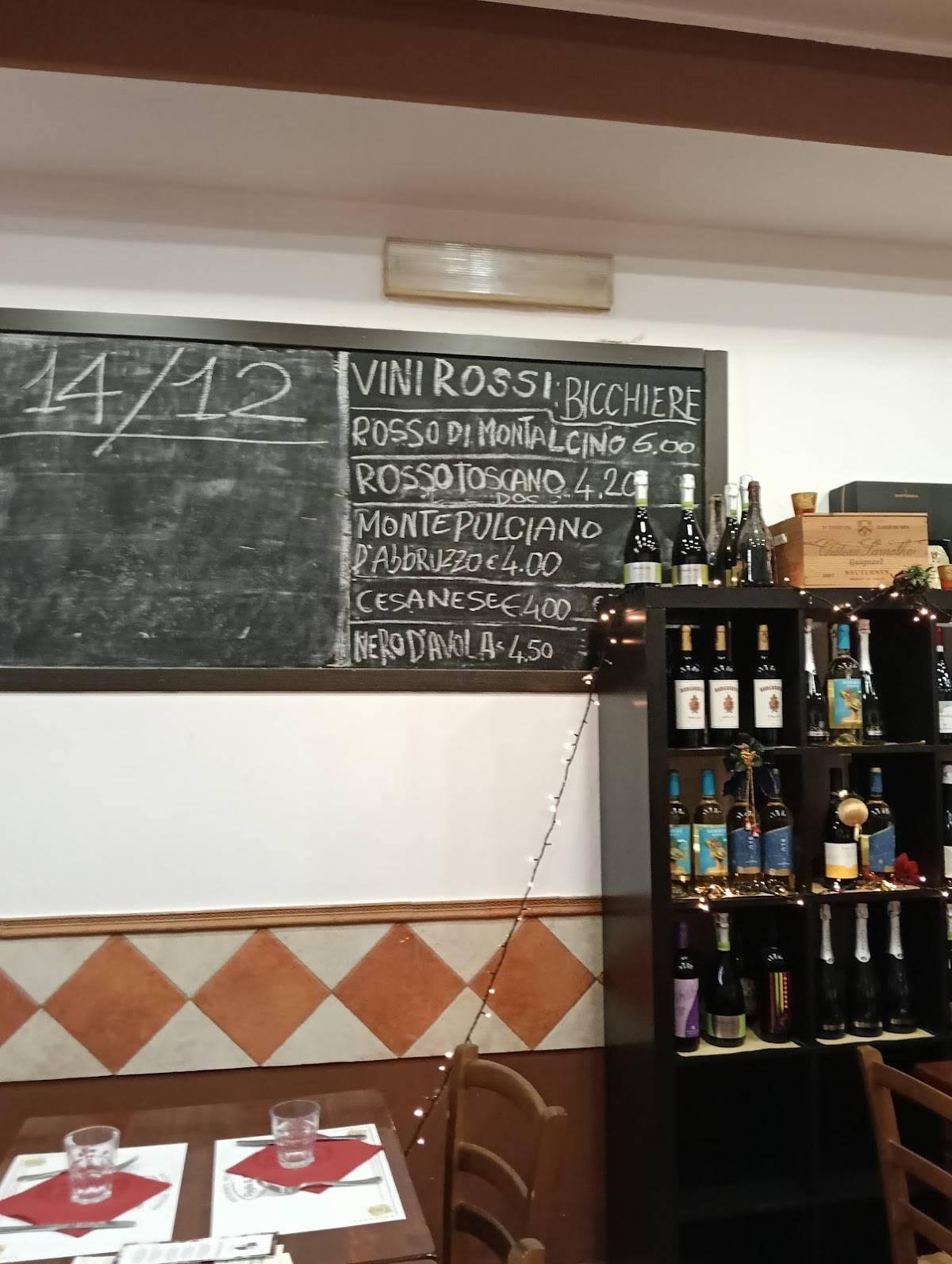 Menu di Paglia e fieno 