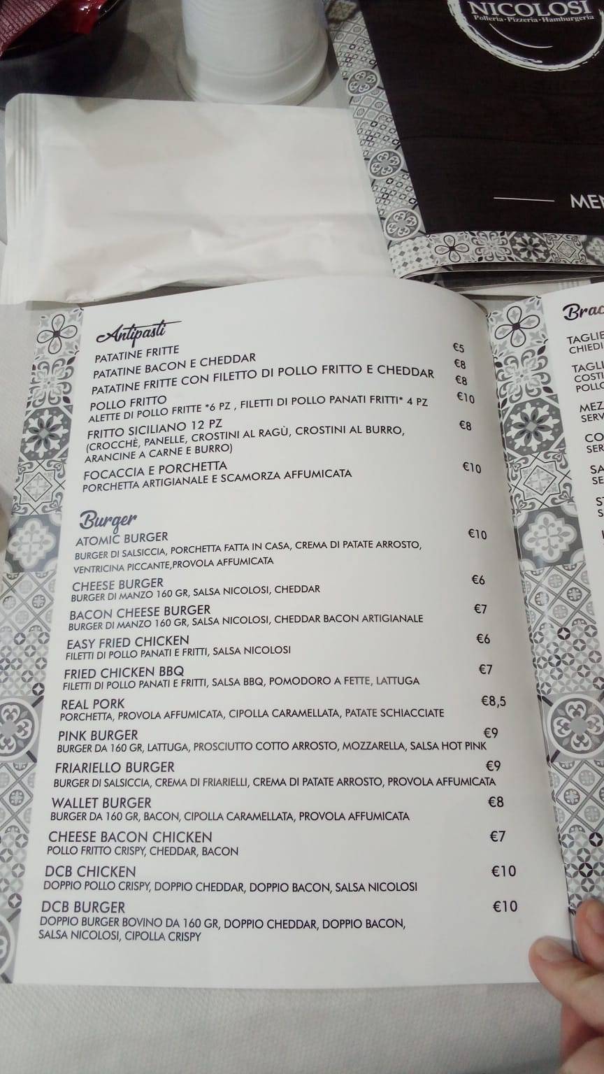 Menu di Nicolosi PHP 