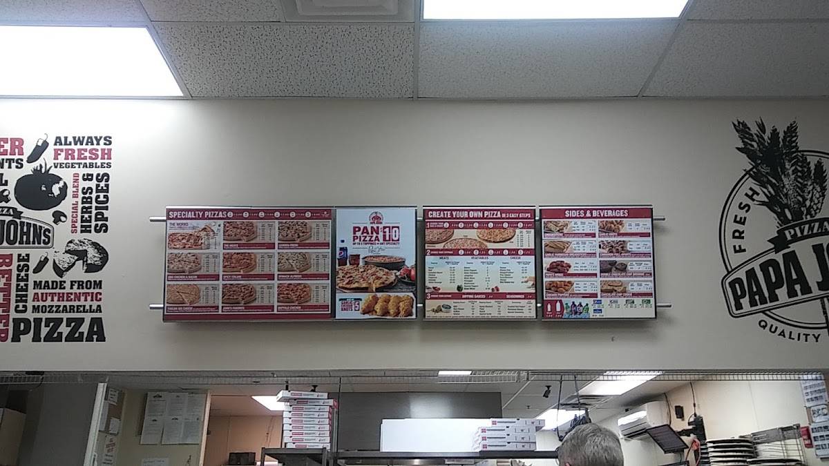 Menu at Papa Johns Pizza pizzeria, Montgomery, Douglas Rd