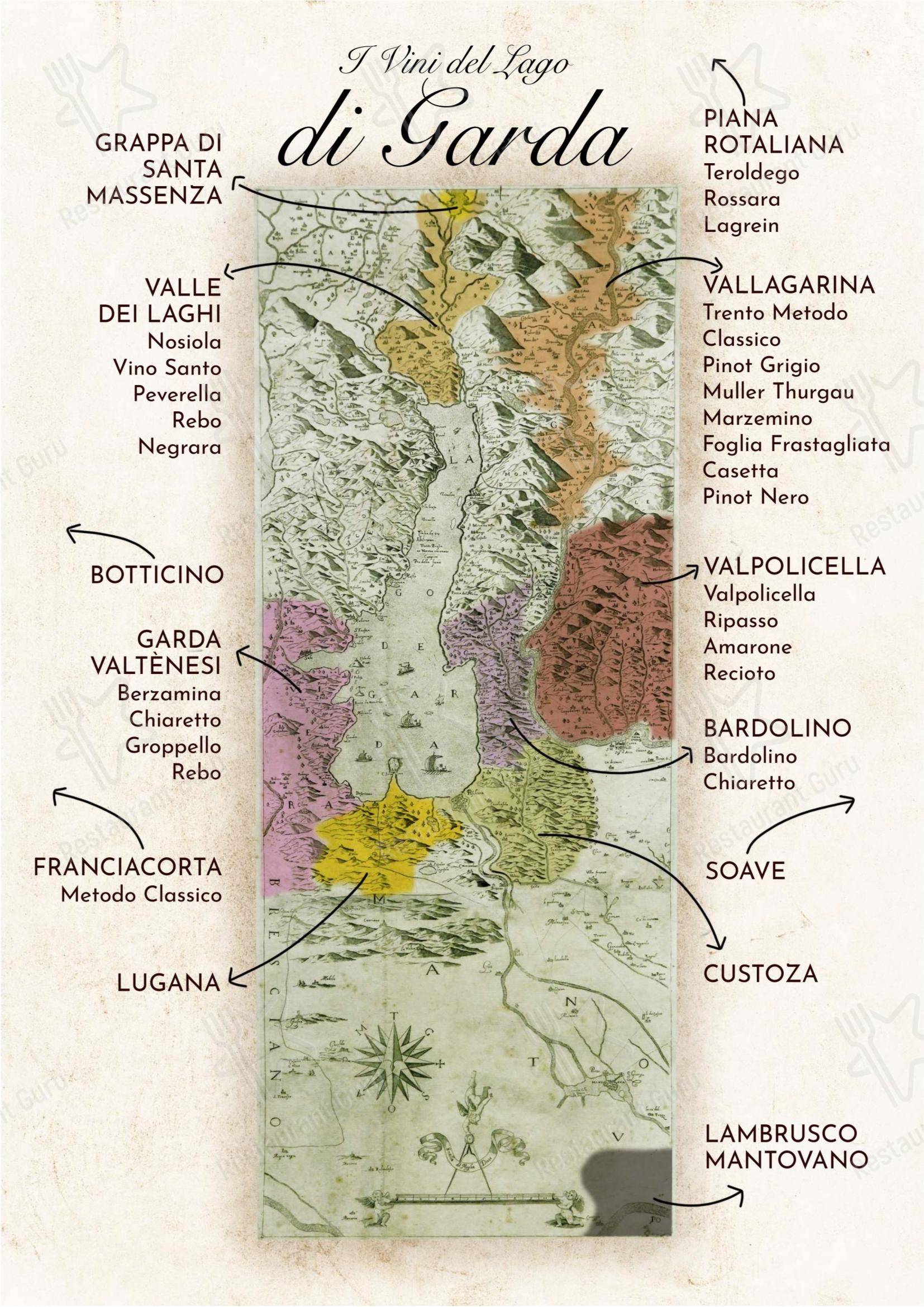 Menu per Papillon in Salò