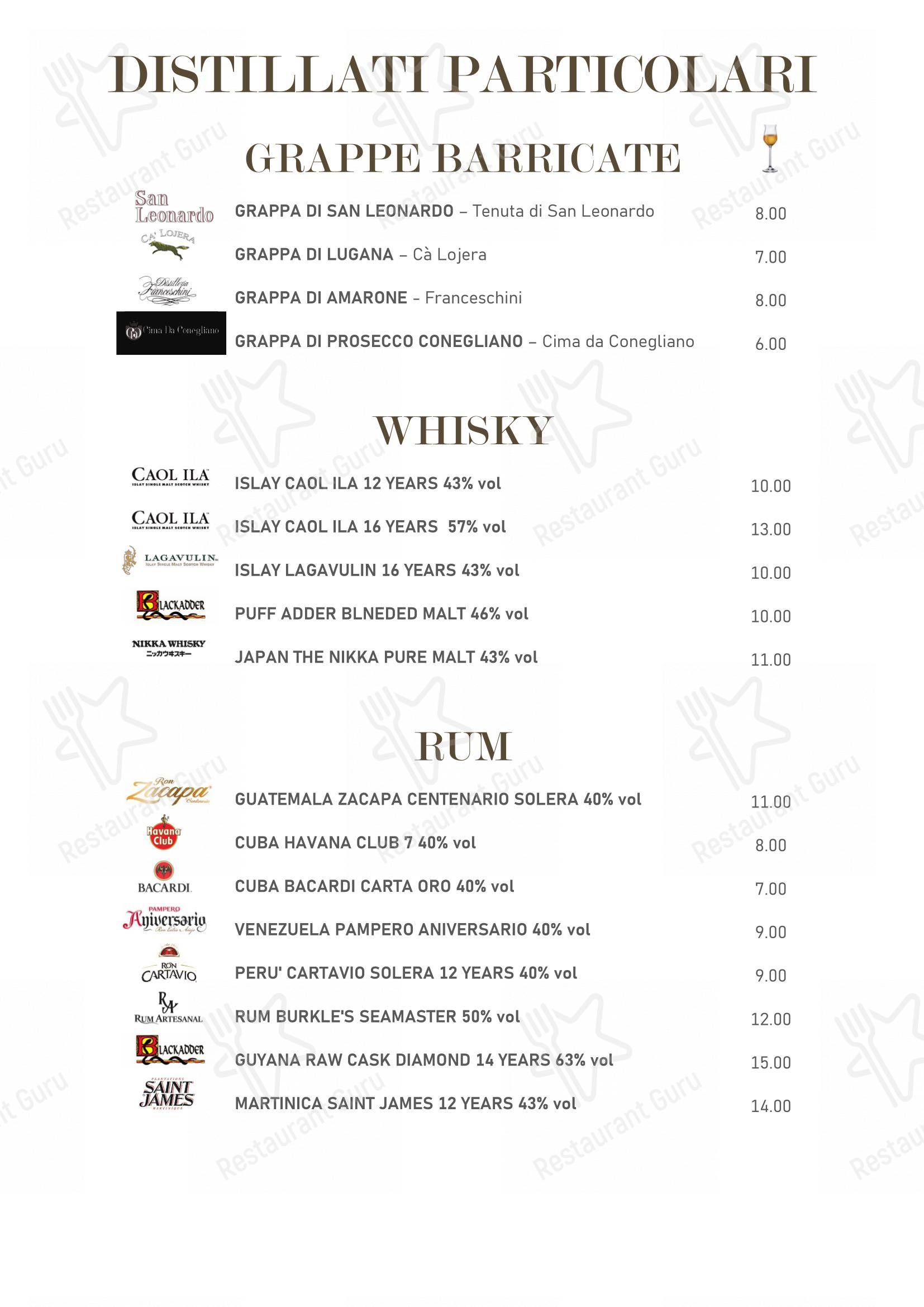 Menu per Papillon in Salò