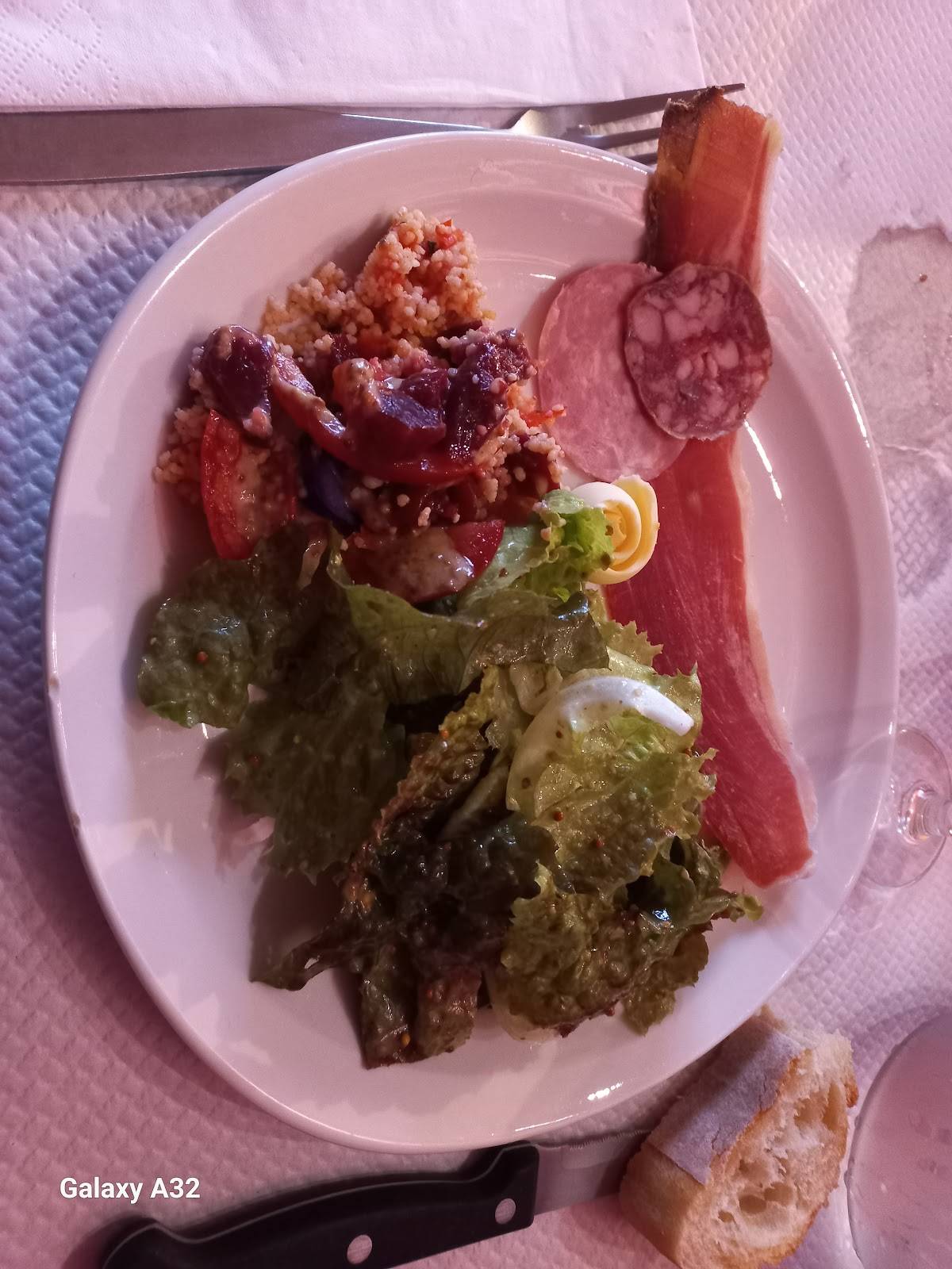 Menu de Pascal Ghigonetto Jocelyne Marguerite