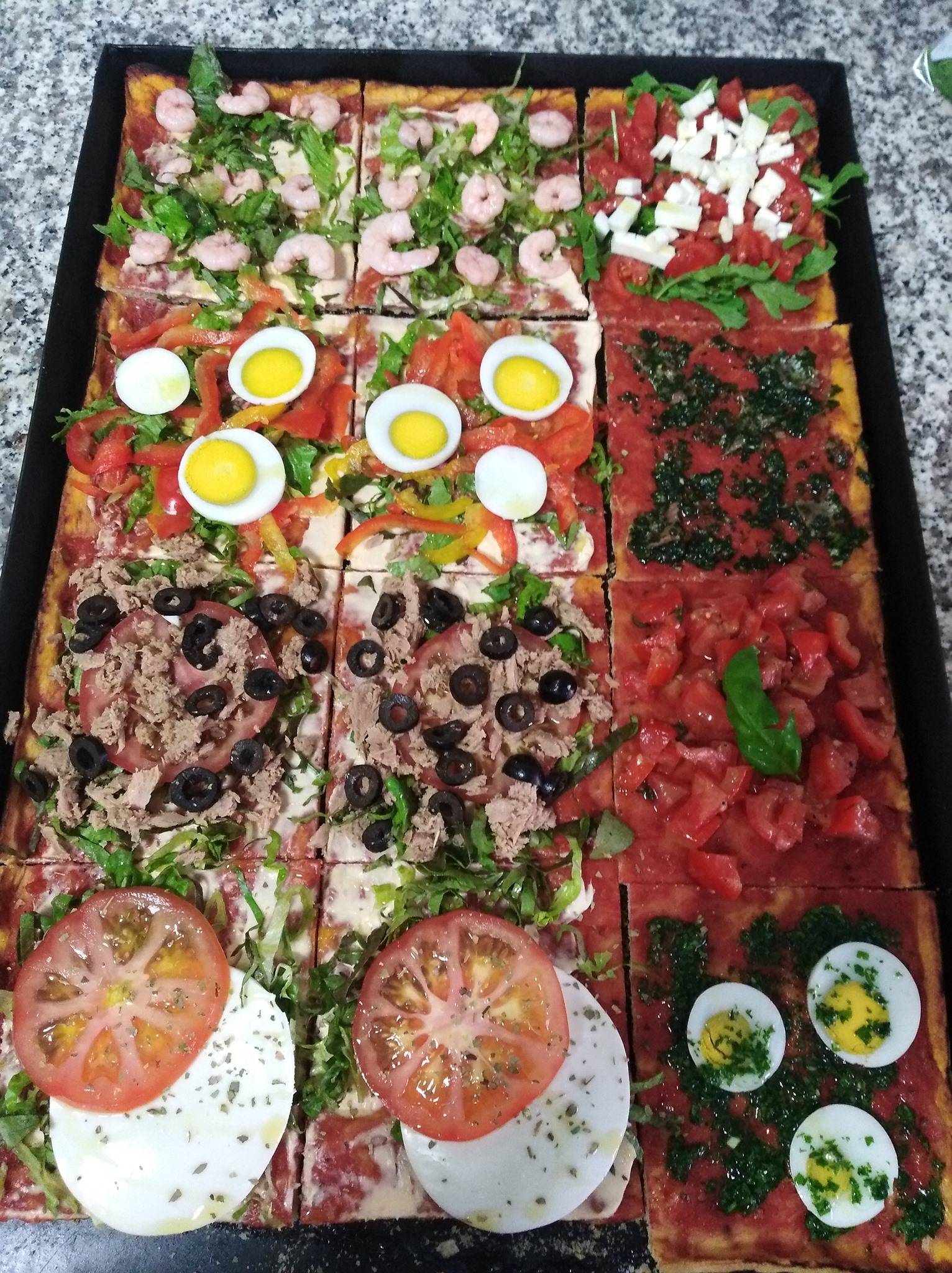 Menu di pizzeria passaparola 