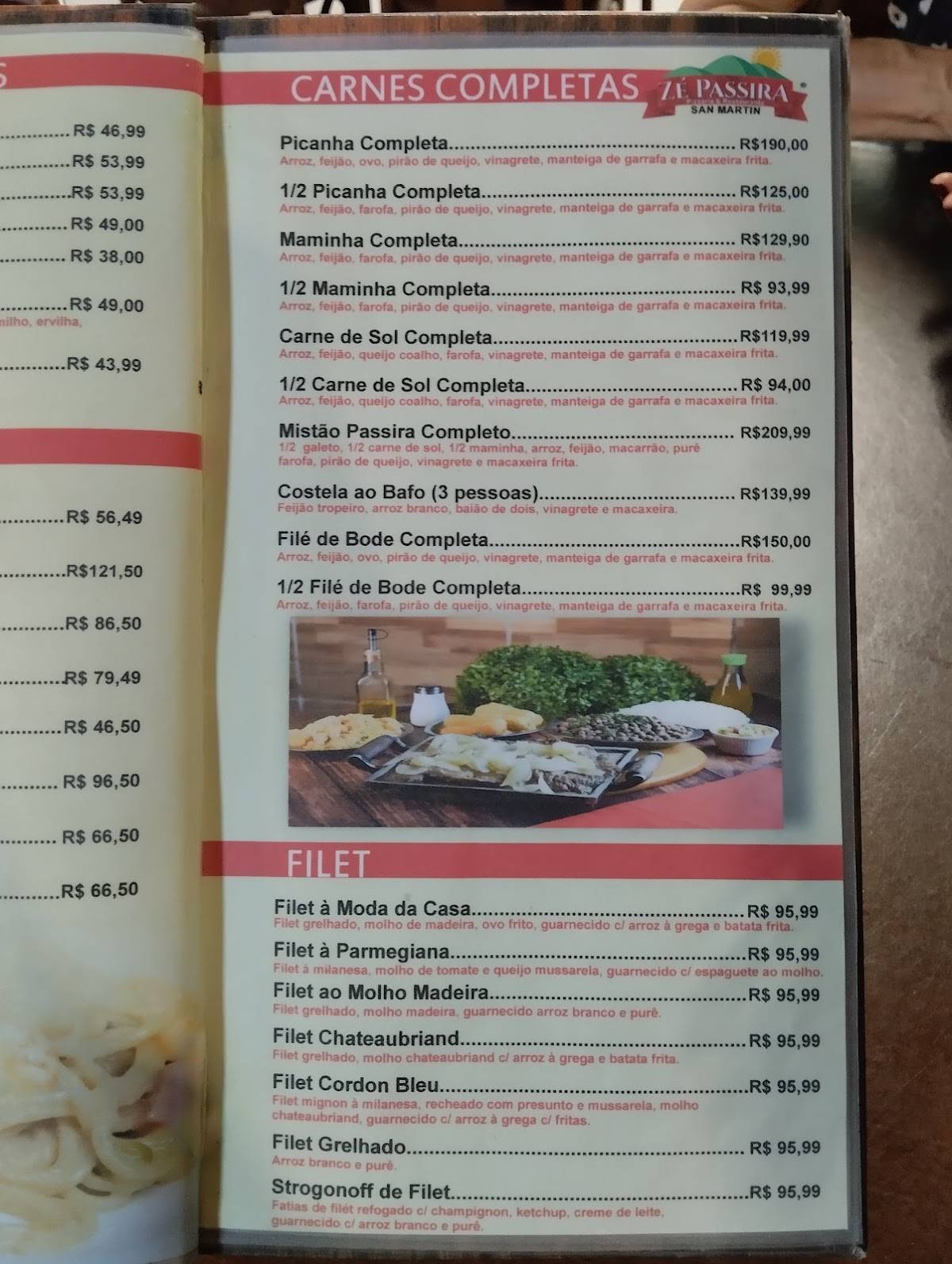 Passira San Martin - Pizzaria & Restaurante cardápio