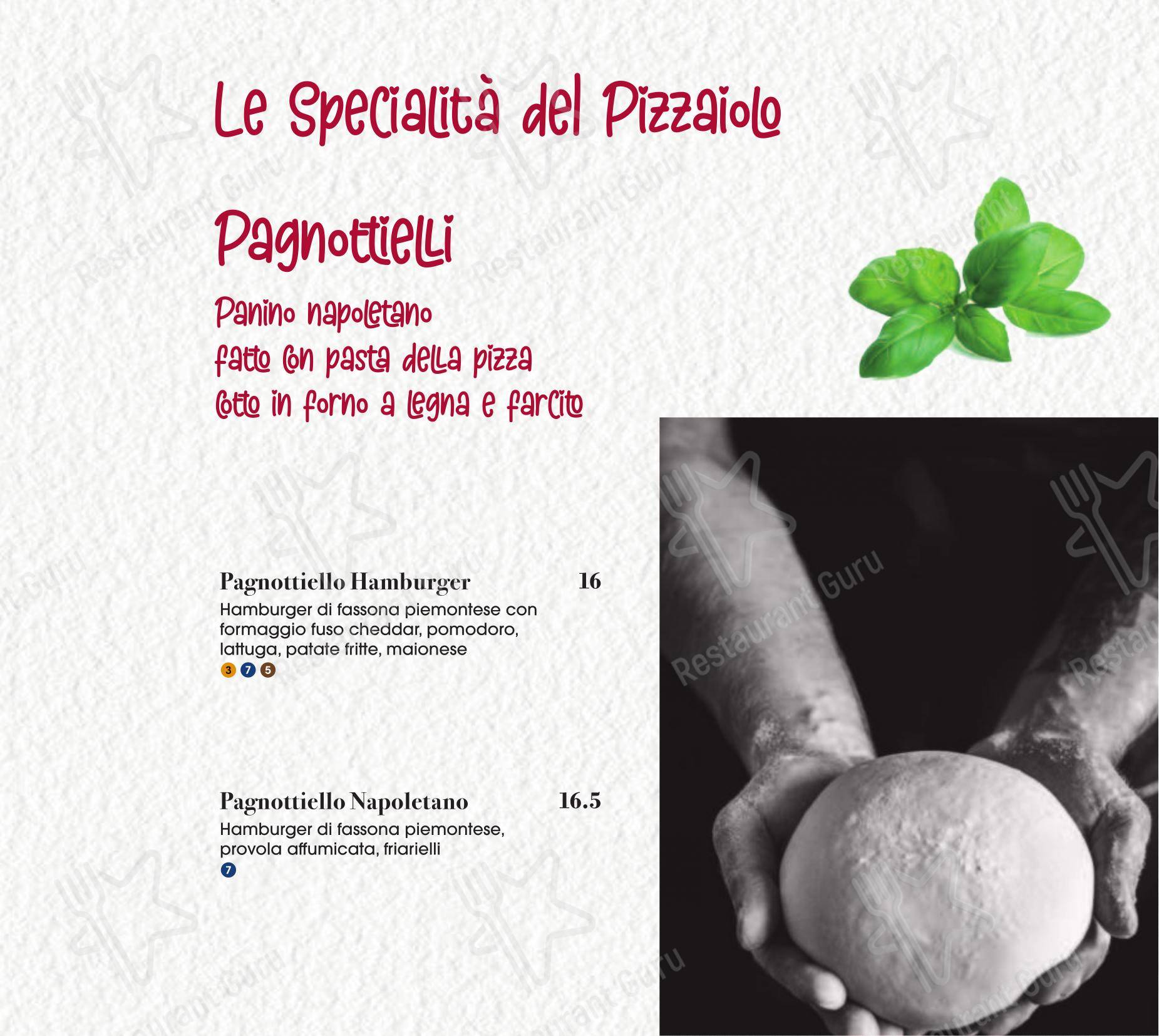Menu di Peperino e Milano - Menu bar