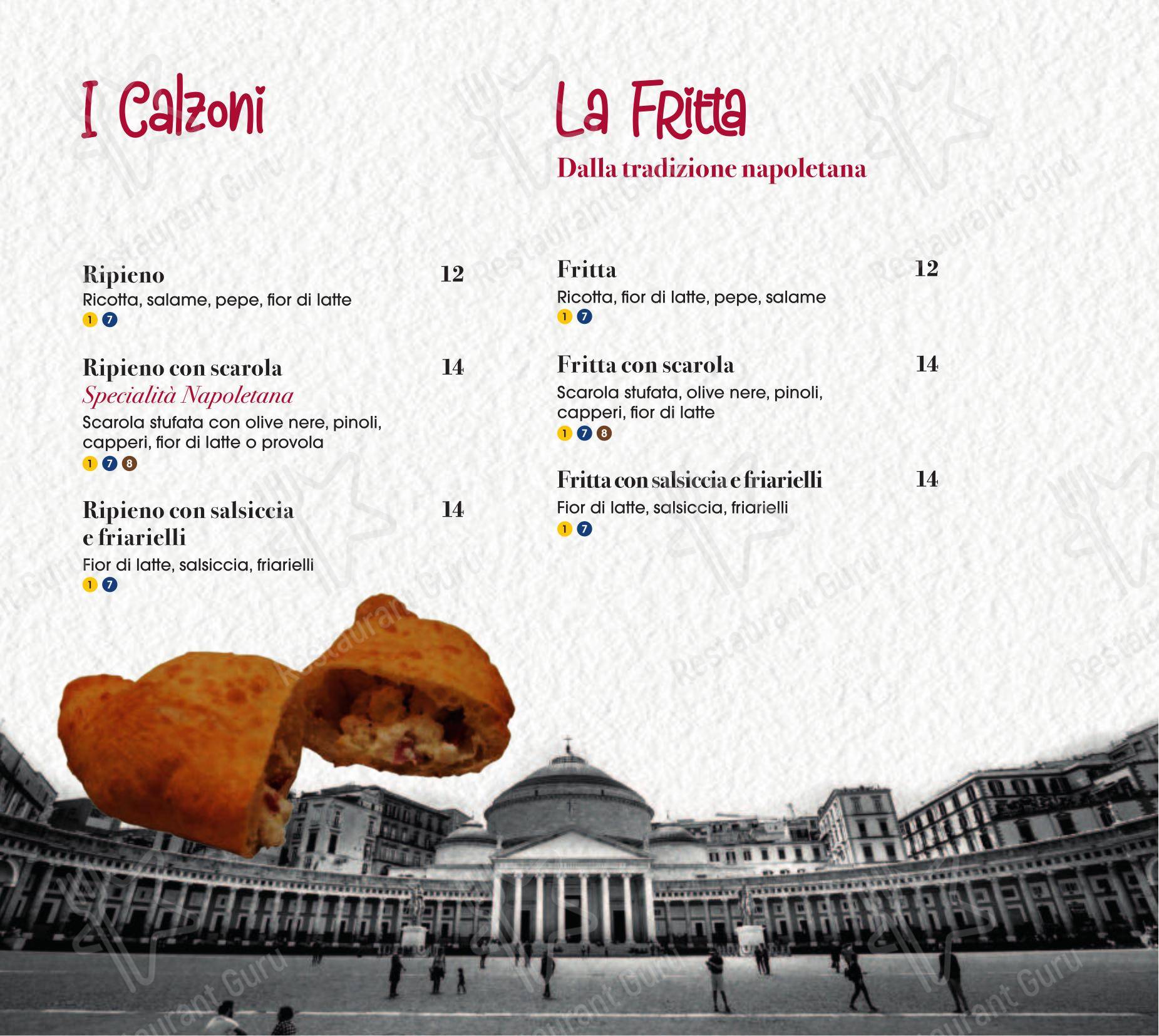 Menu di Peperino e Milano - Menu
