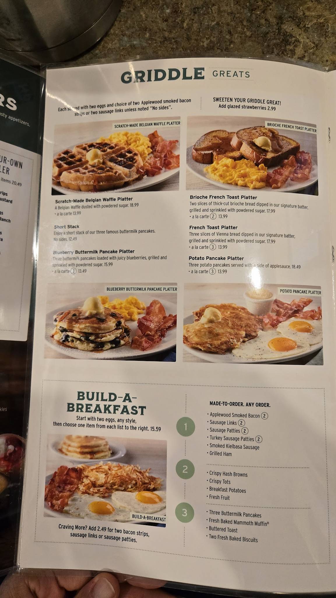 Menu de Perkins American Food Co.
