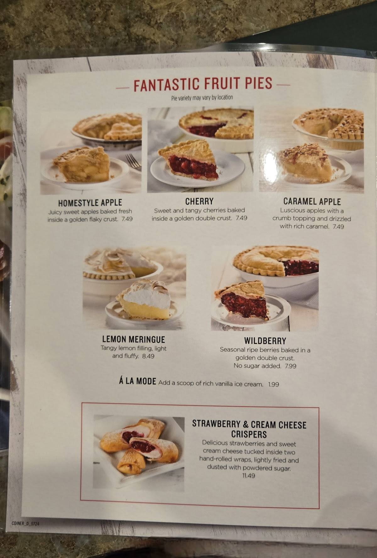 Menu de Perkins American Food Co.