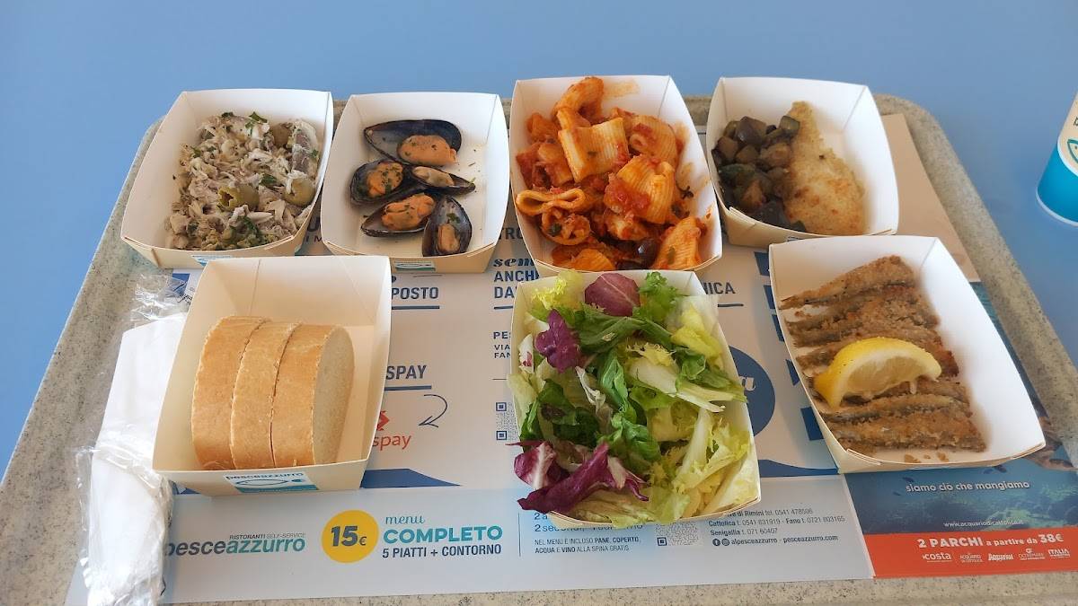 Menu de PesceAzzurro Rimini