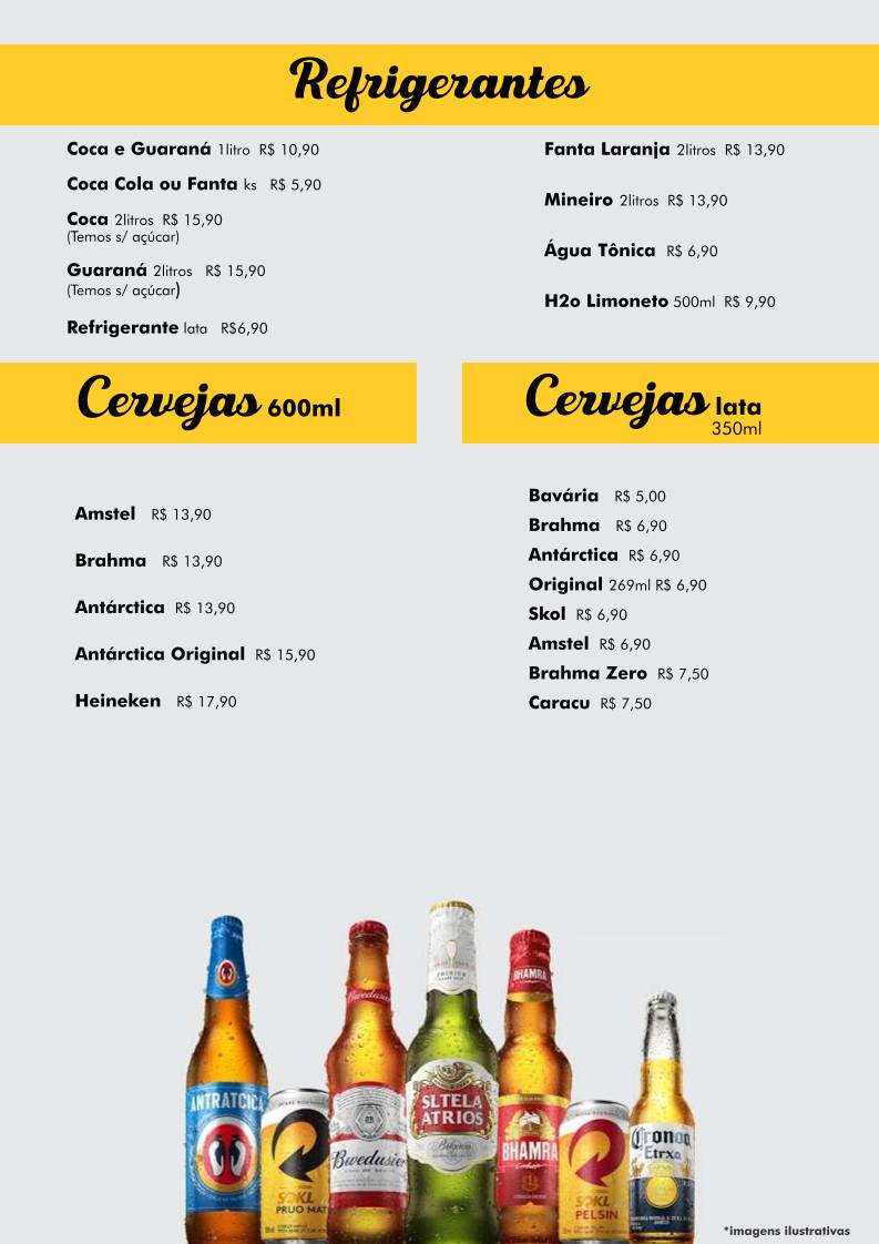 Pesque pague cachoeirinha cardápio