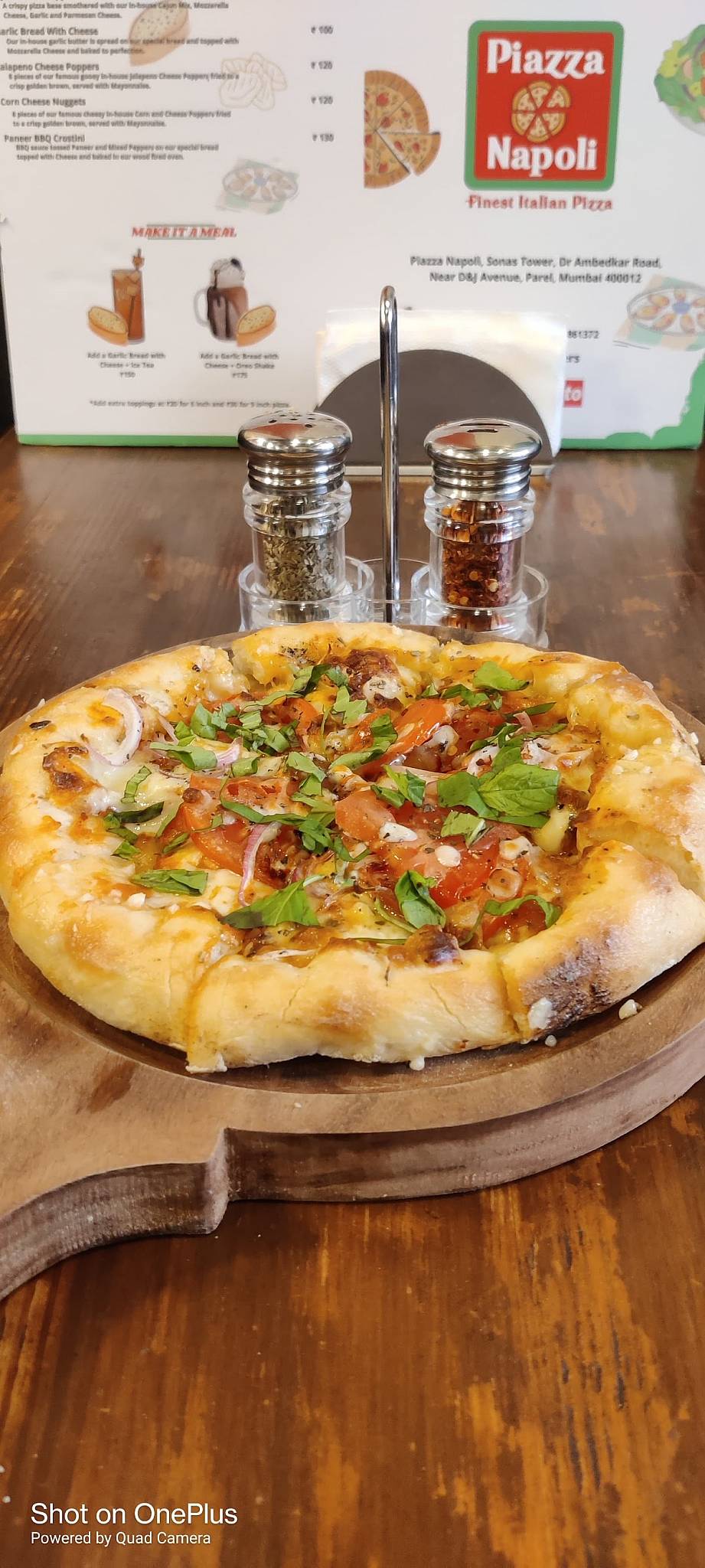Piazza Napoli menu