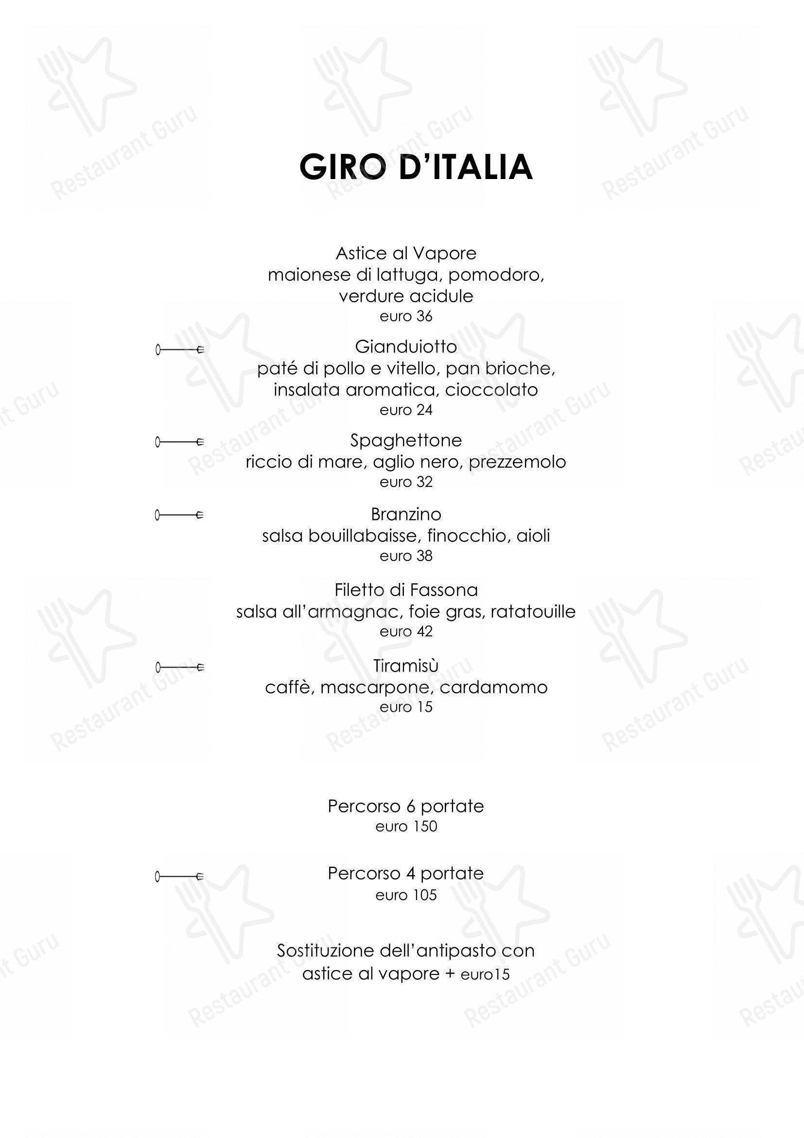 菜单 per Ristorante Piccolo Lago in Fondotoce