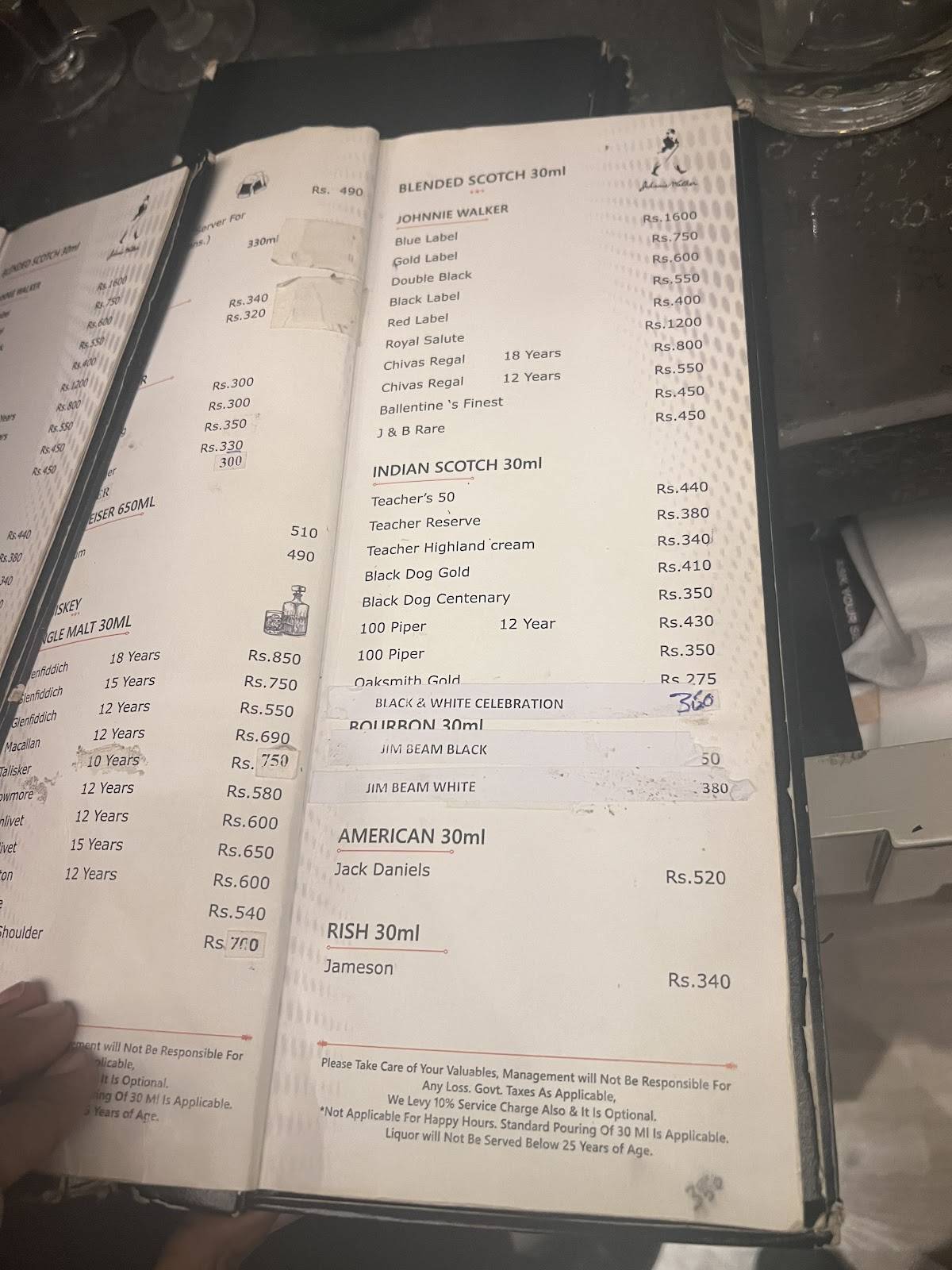 Pikwik Restaurant menu