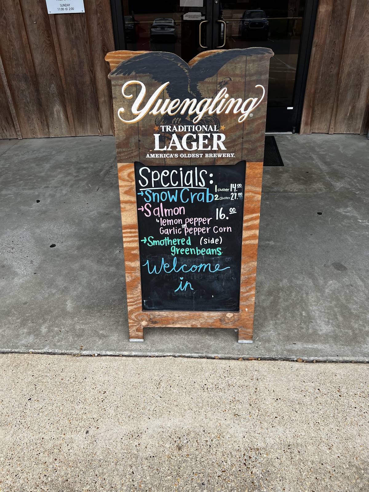 Menu at Buckets Crawfish and Seafood restaurant, Pineville