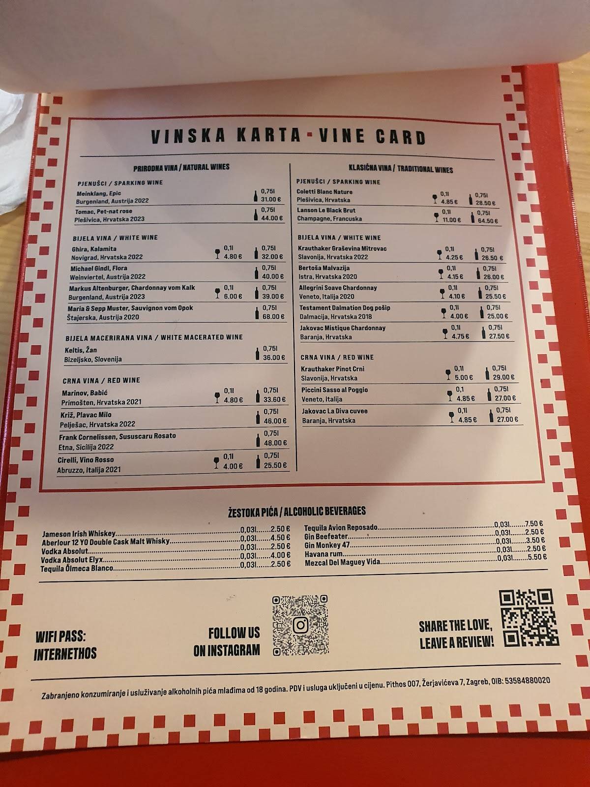 Menu di Pithos Hometown Food 