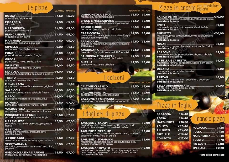 Guarda il menu di Pizza Flash