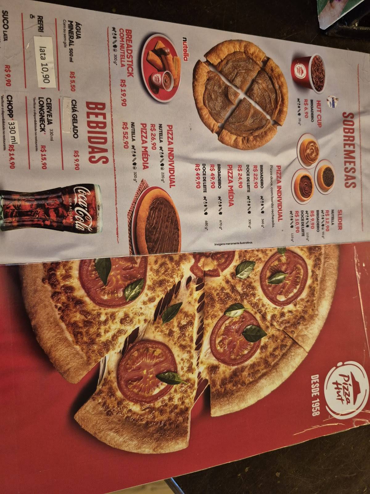 Pizza Hut Beira Mar Fortaleza cardápio