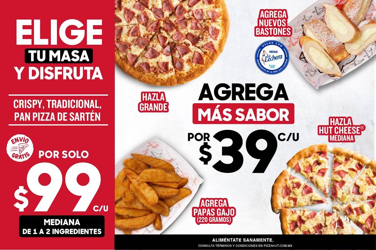 Carta del restaurante Pizza Hut Lagos del Moreno, Lagos del Moreno