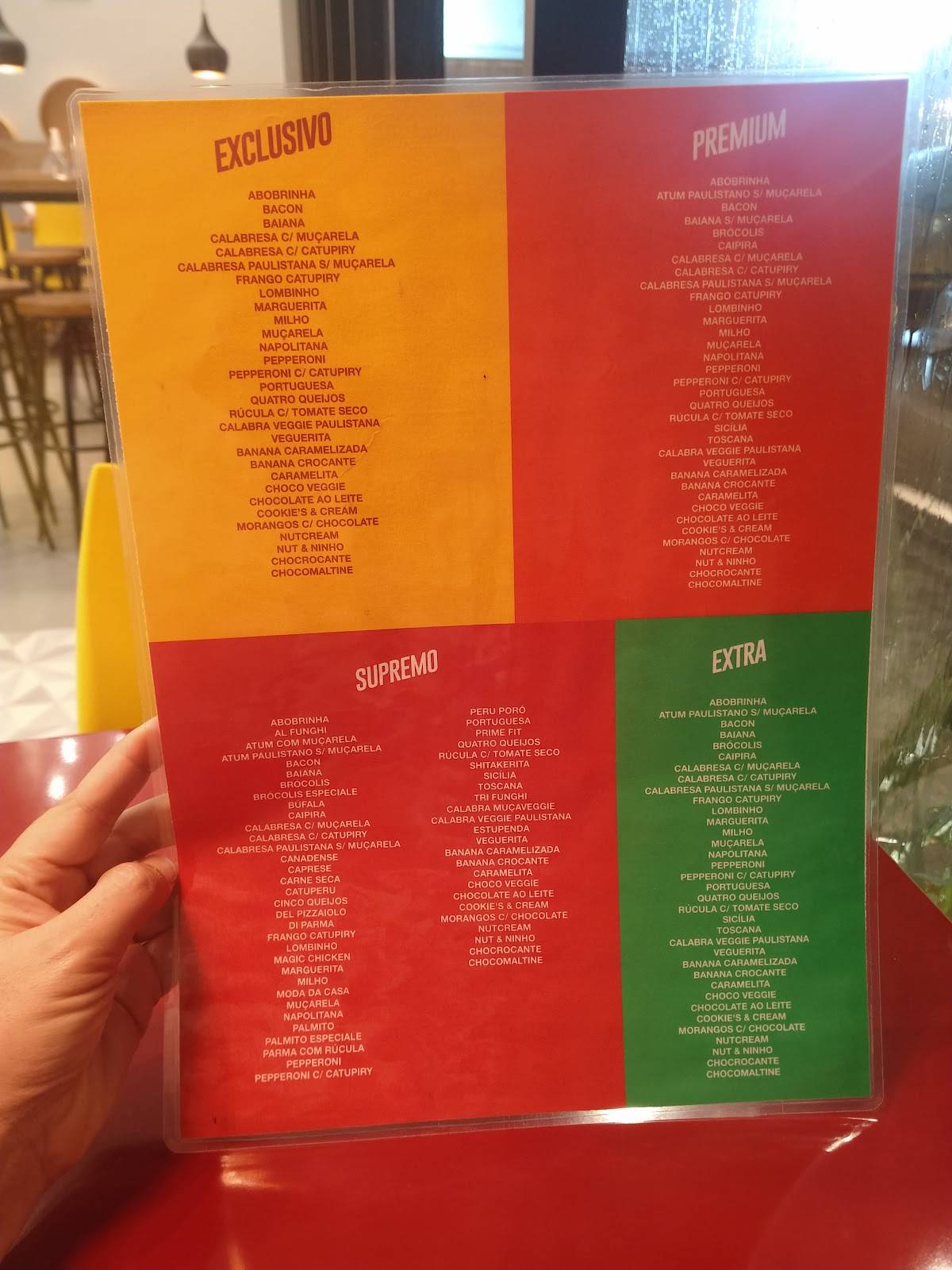 Pizza Prime Pizzaria em Bauru cardápio