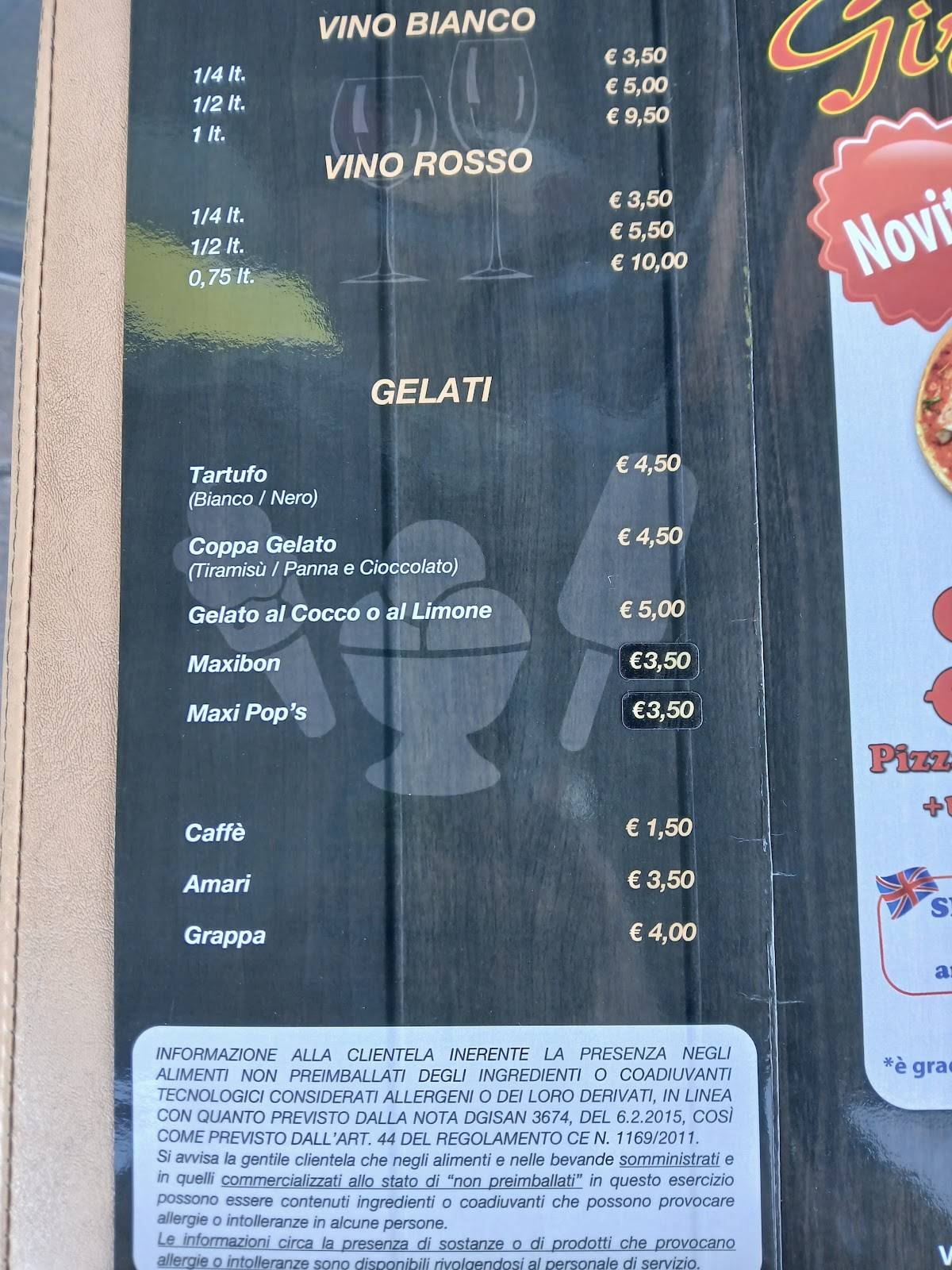 Menu di Pizza & Co 