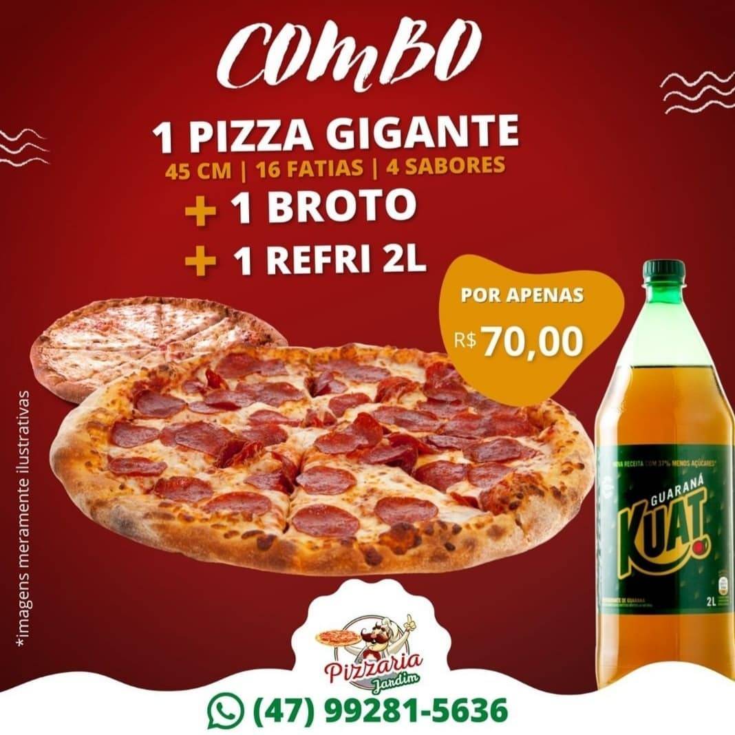 Pizzaria Jardim cardápio