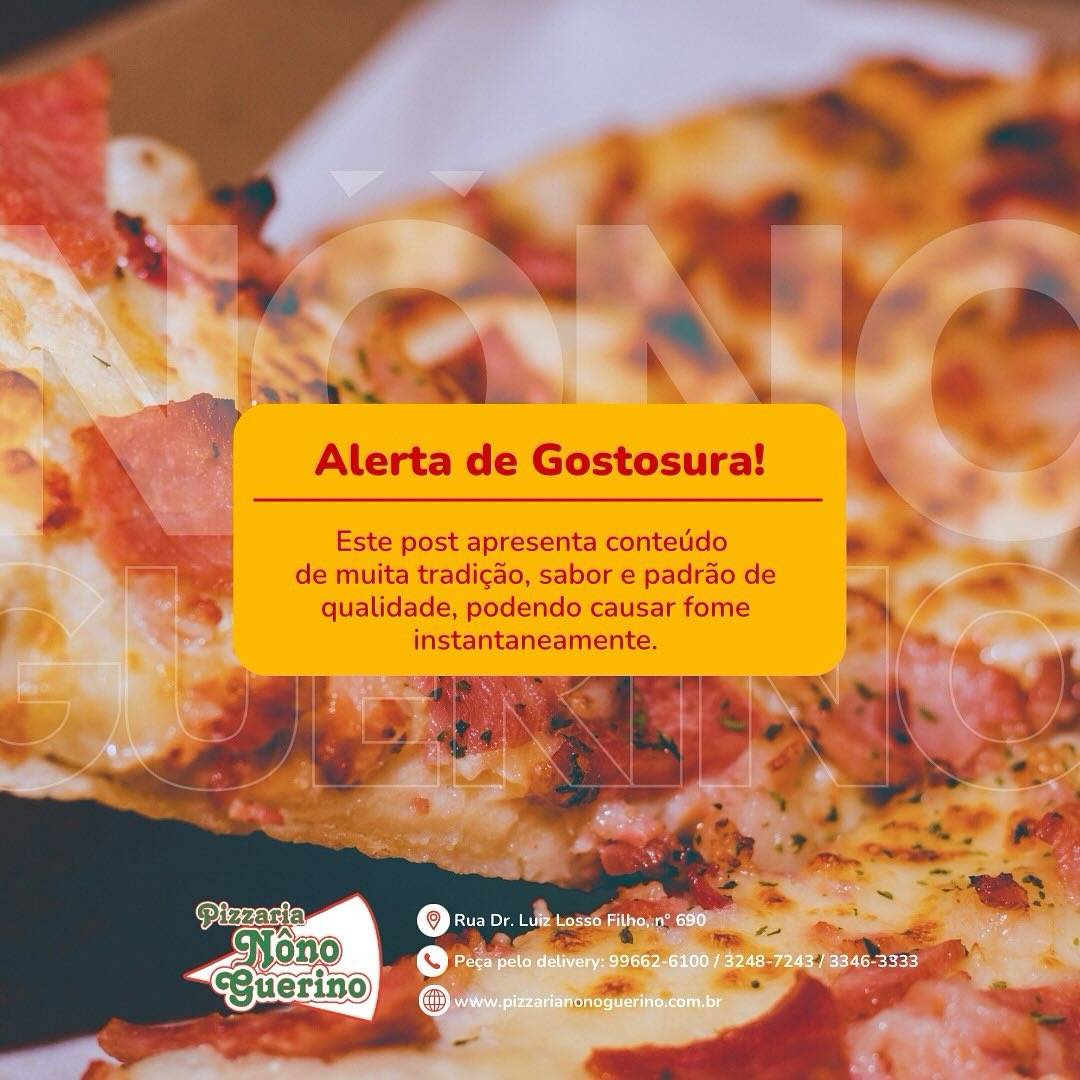 Pizzaria Nôno Guerino cardápio