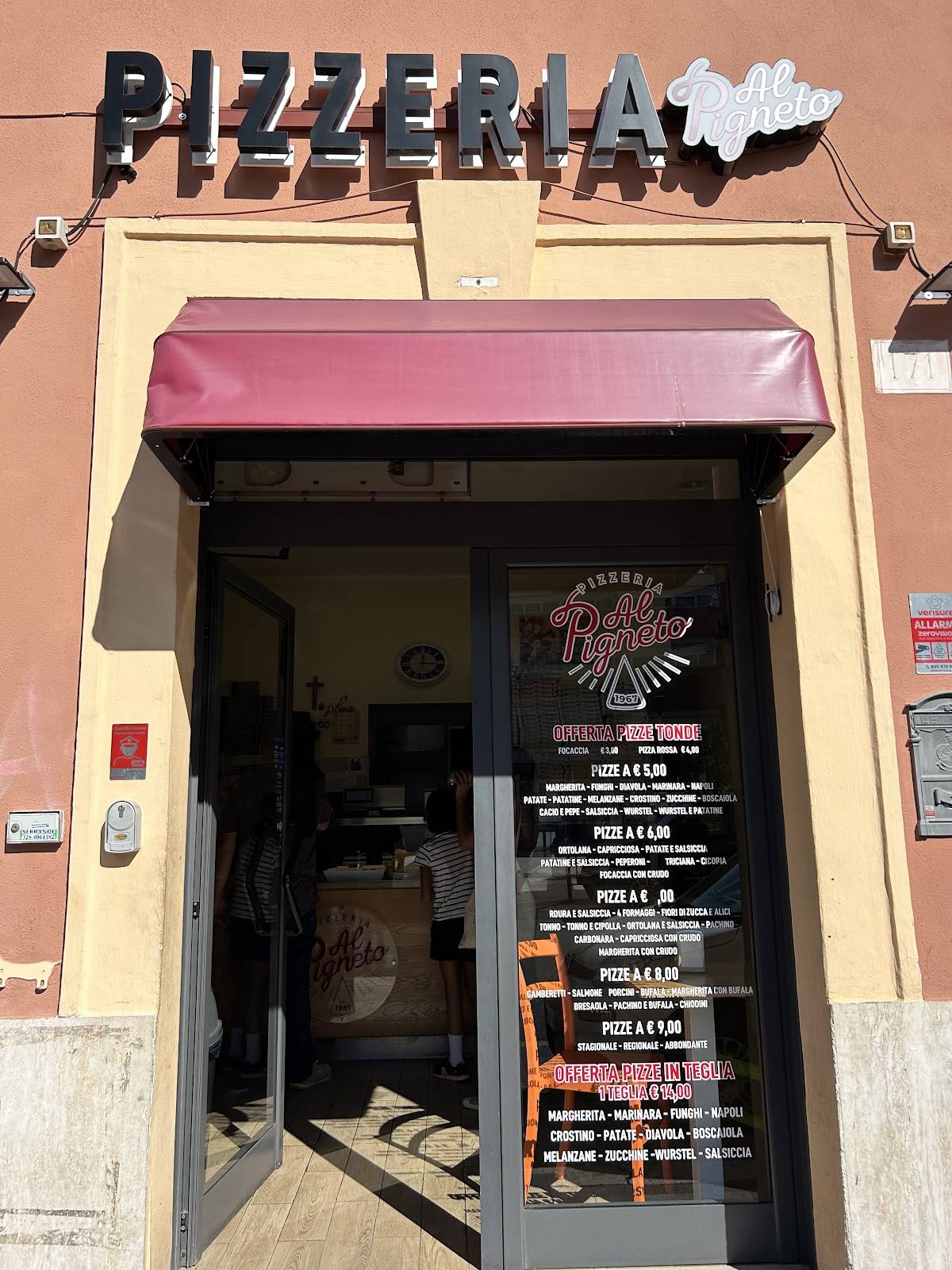 Menu di Pizzeria Al Pigneto 