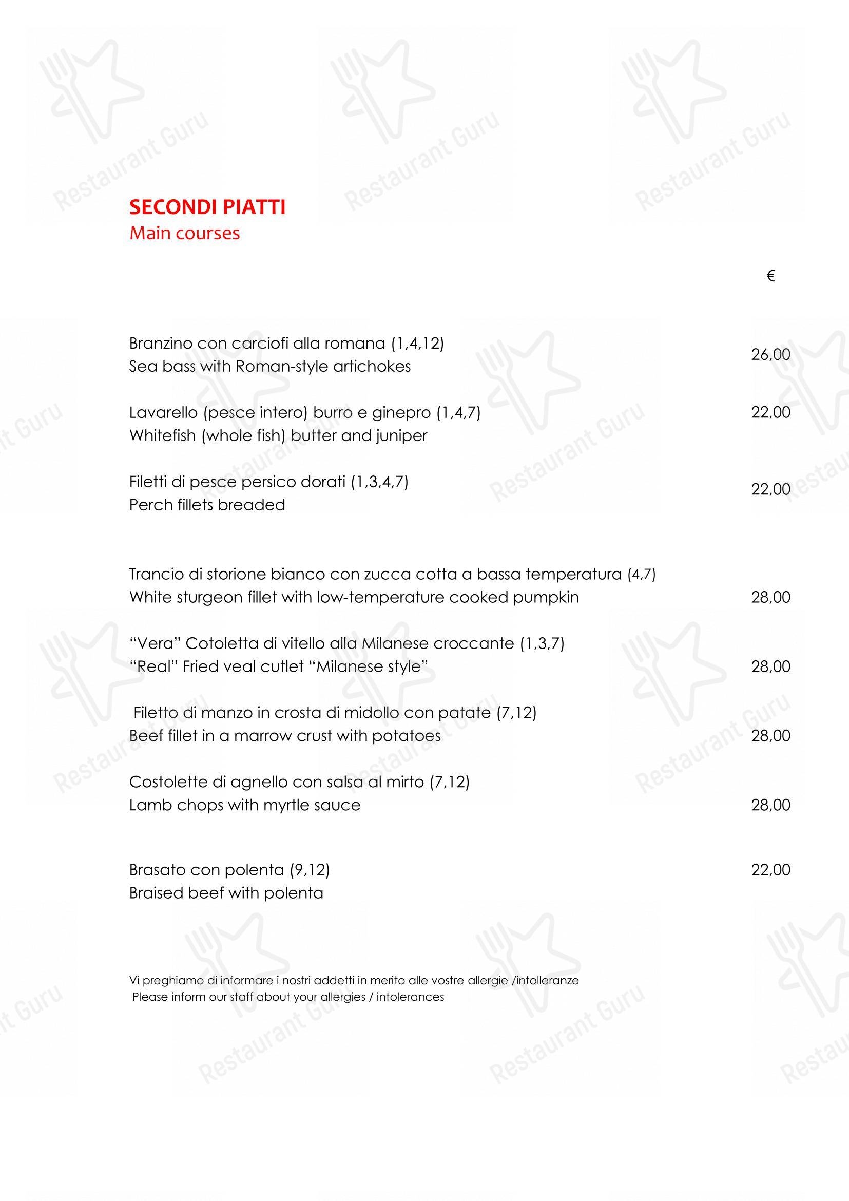 Menu di Cafe Bellini - Menu