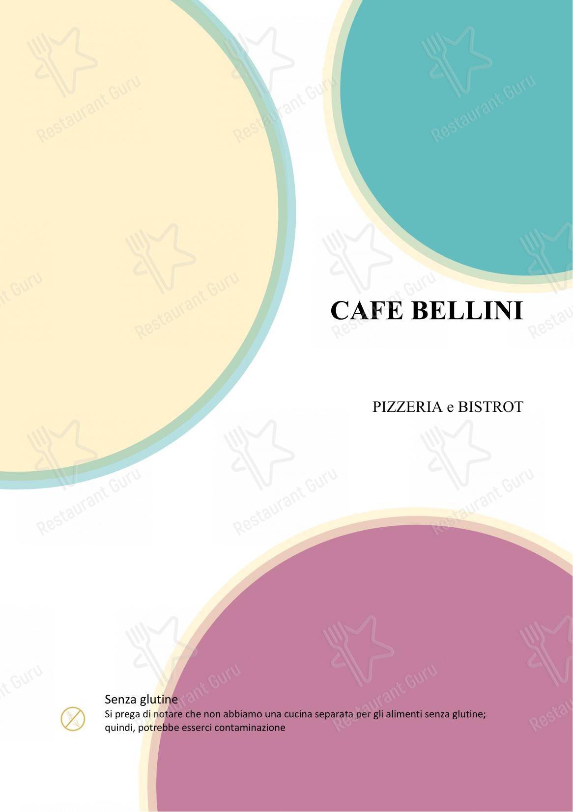 Cafe Bellini in Moltrasio - 菜单