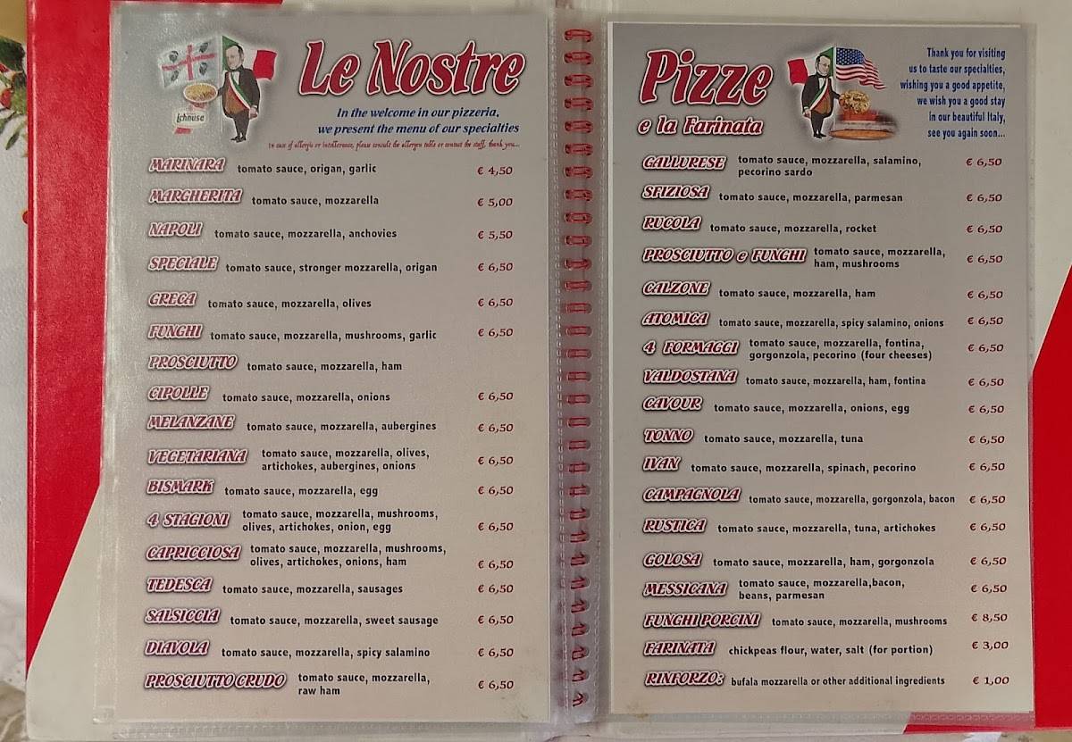 Menu di Cavour 