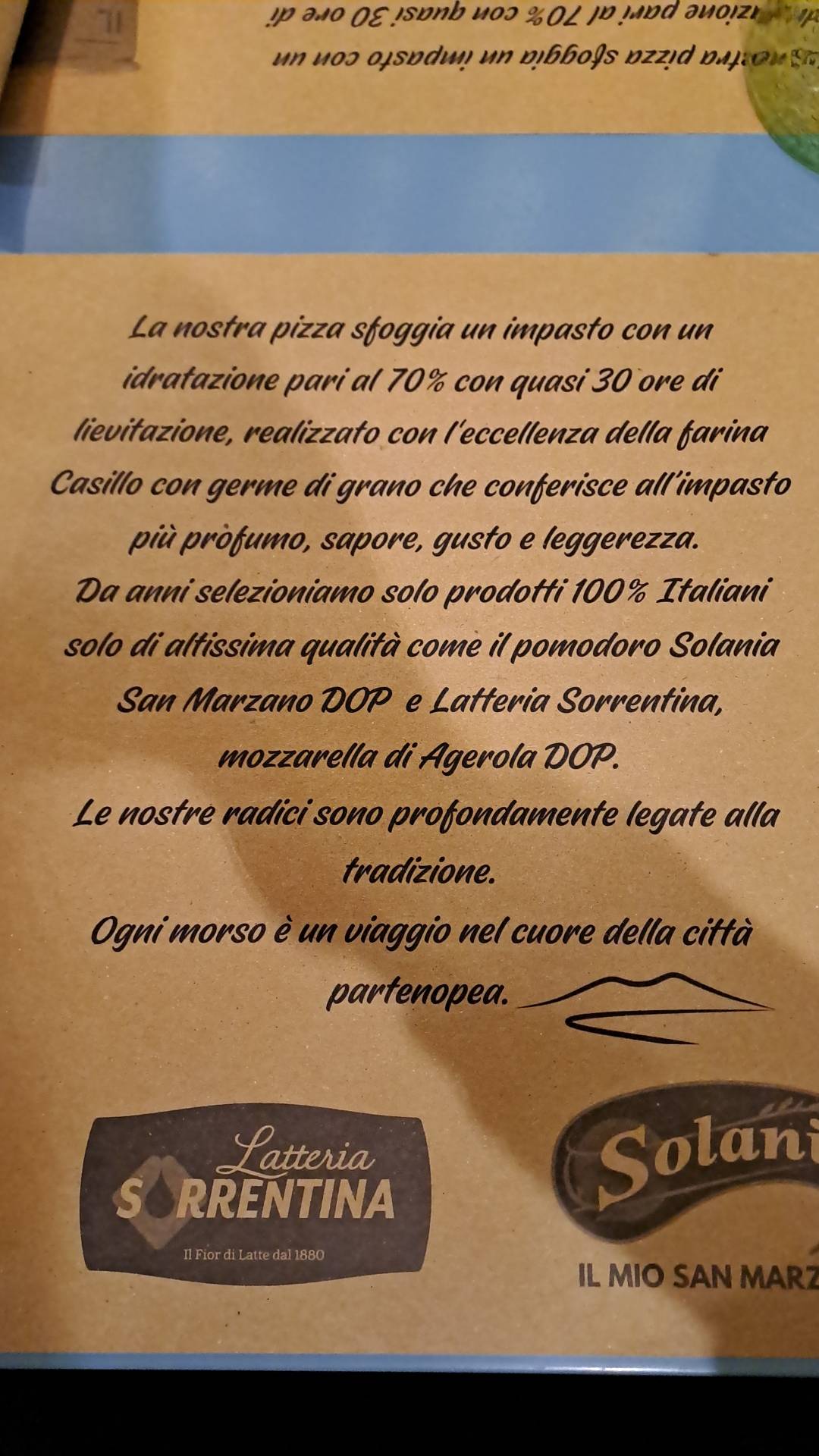 Menu di DIOS la vera pizza Napoletana a Roma 