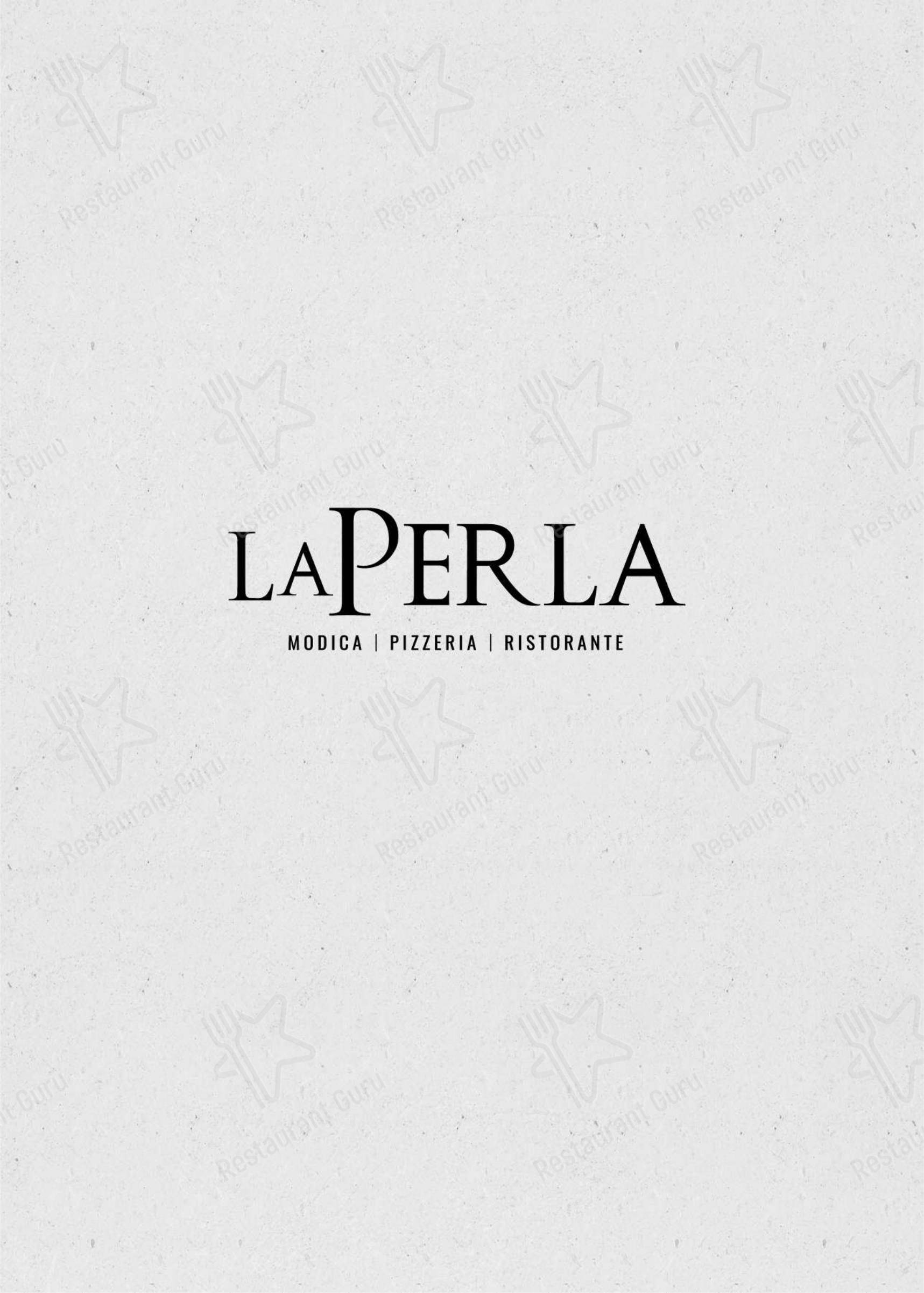 Menu per Pizzeria La Perla Ragusa..ristorante pizzeria