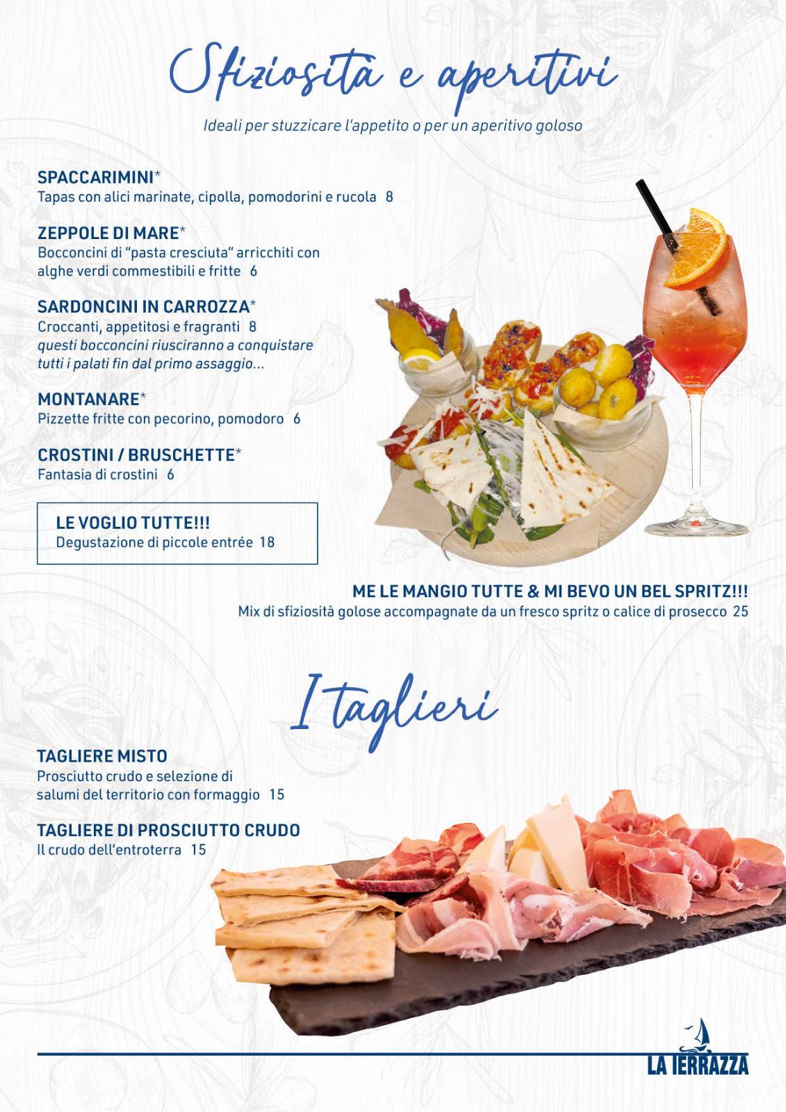 Menu di La Terrazza 
