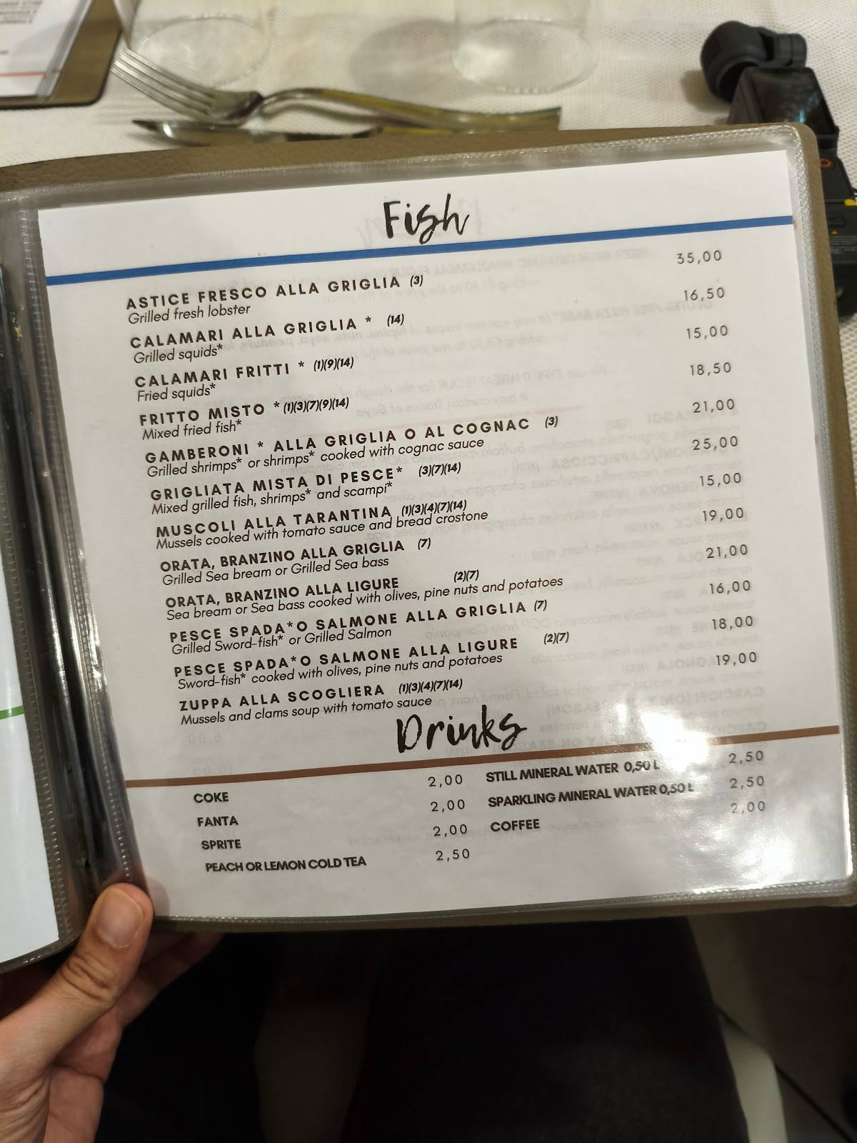 Menu di Pizzeria Ristorante Piedigrotta - Corso Torino 