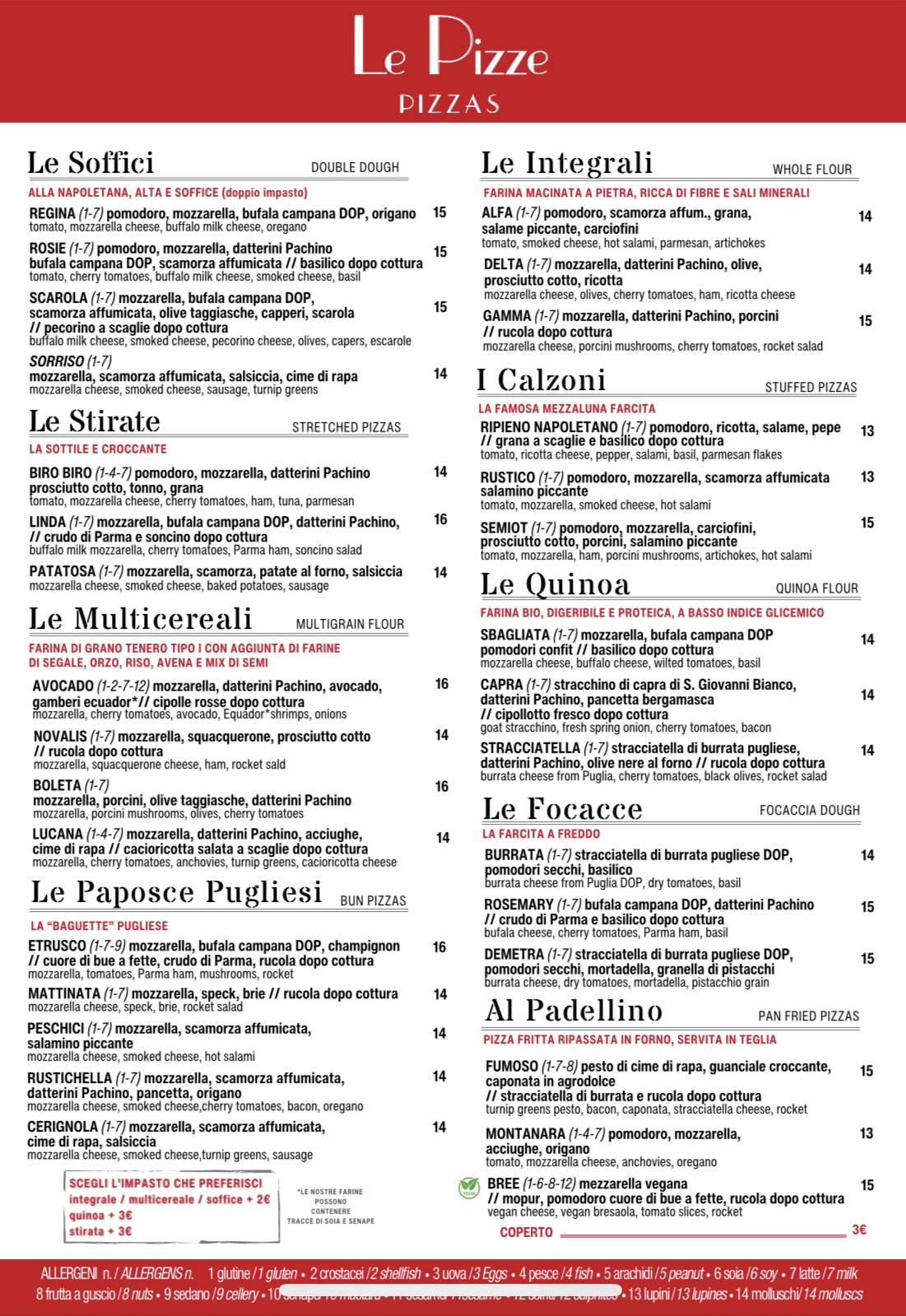 Menu di Byron 