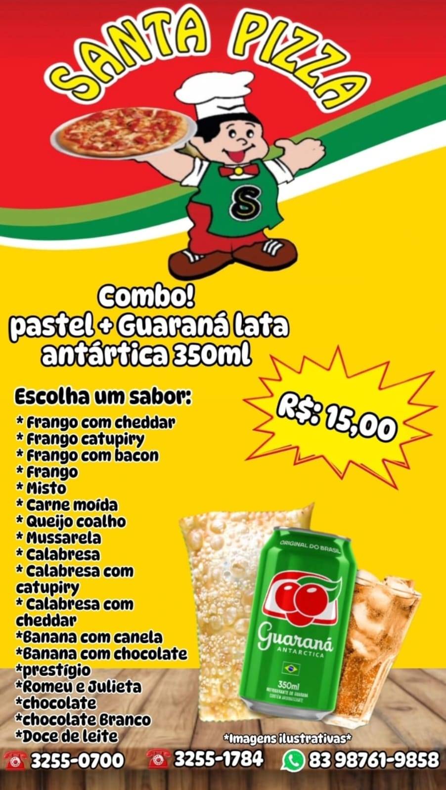 Santa Pizza Delivery cardápio