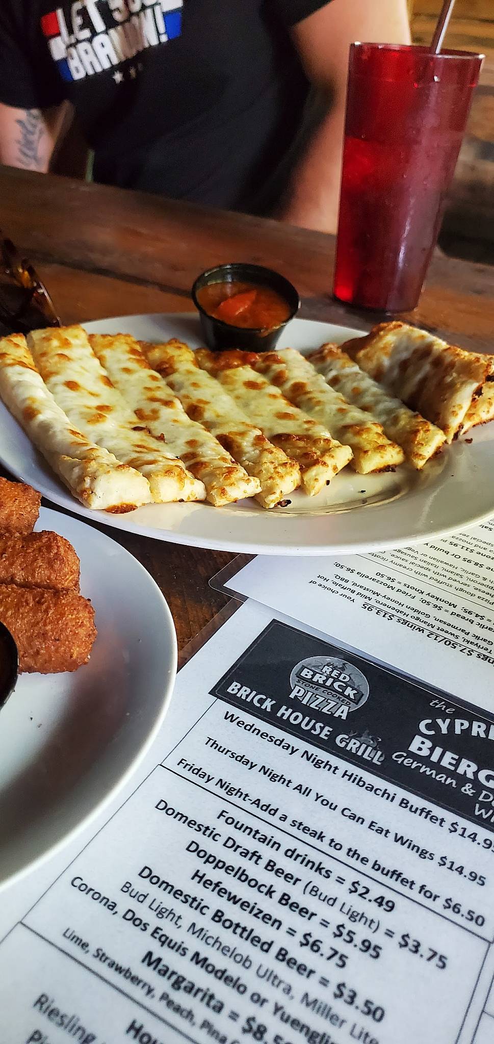 Menu at The Red Brick Pizza and Wings pizzeria, Cottageville