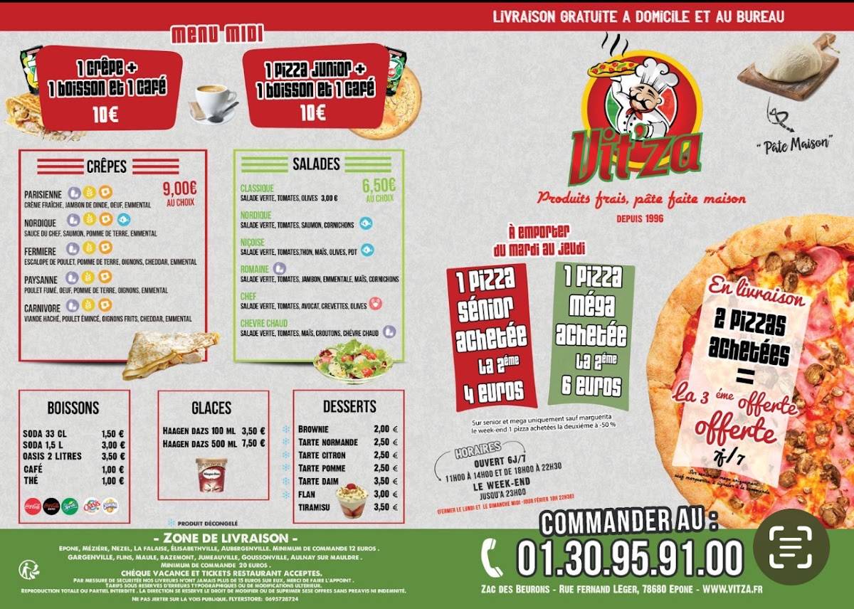 Menu de Vit'za EPONE