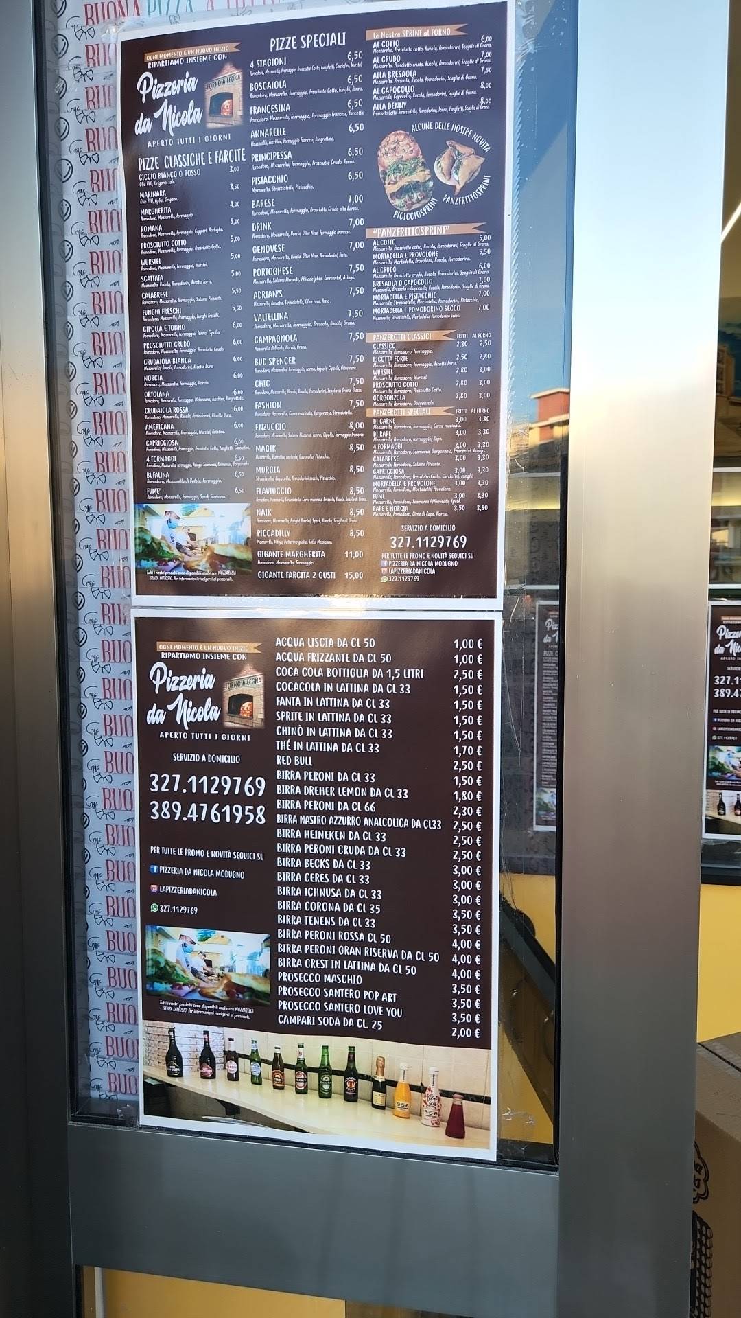 Menu di Pizzeria da Nicola 