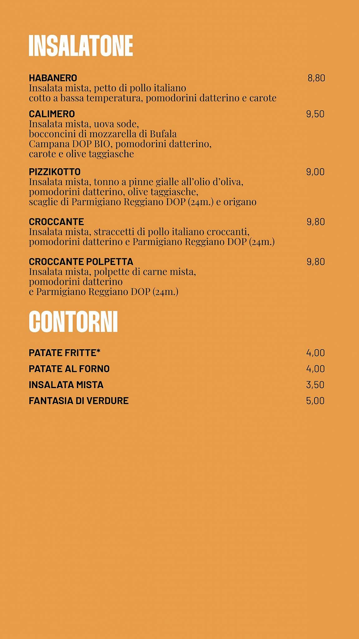 Menu di Pizzikotto - Pizzeria & Lifferia - Sassuolo 
