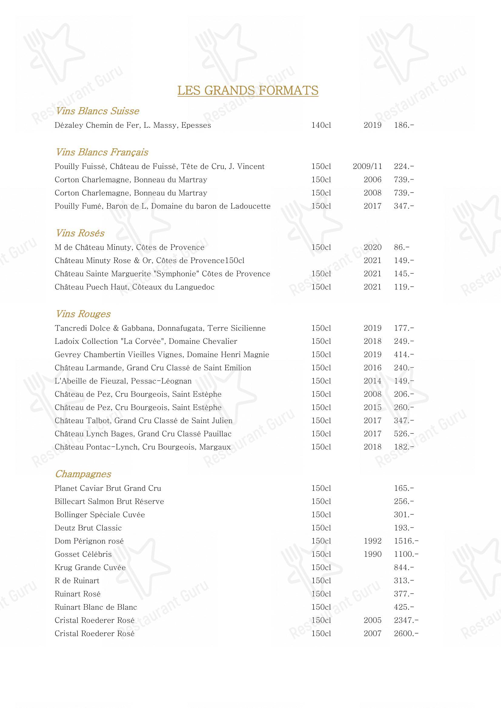 Menu di Planet Caviar - pasti e bevande