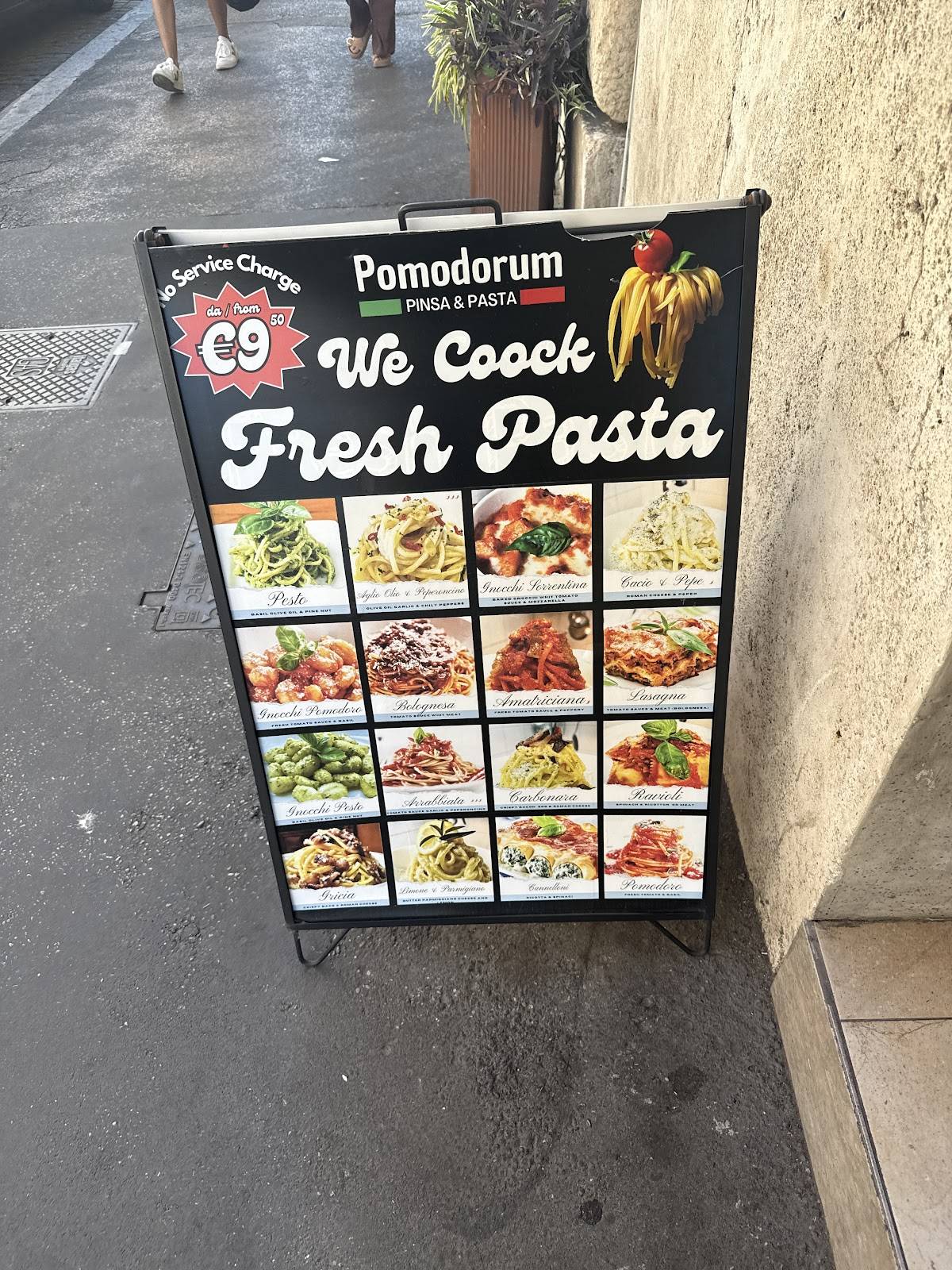 Menu di Pomodorum 