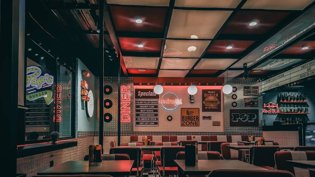 Pop’s Burger menu