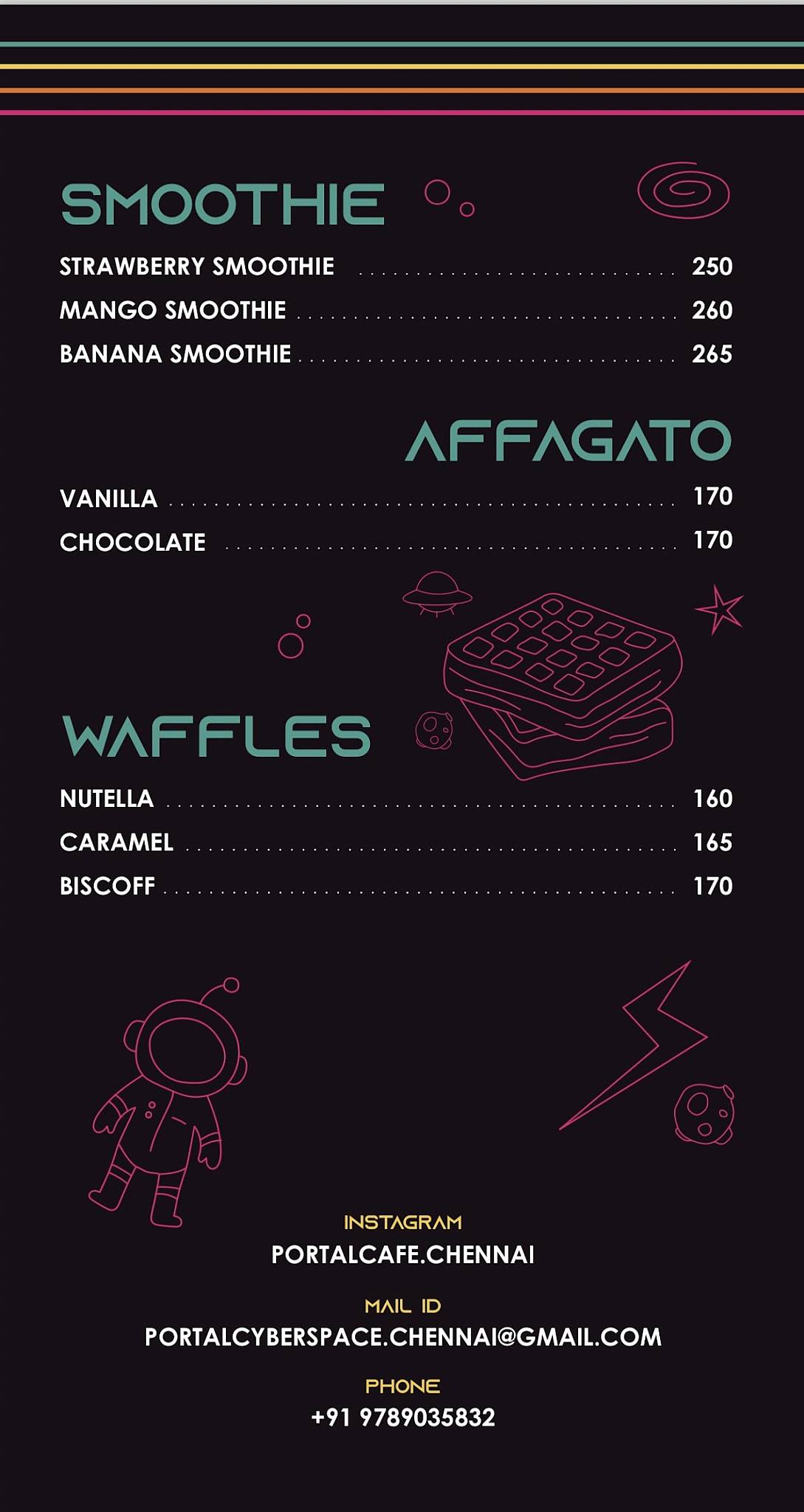 Portal A Cyberspace menu