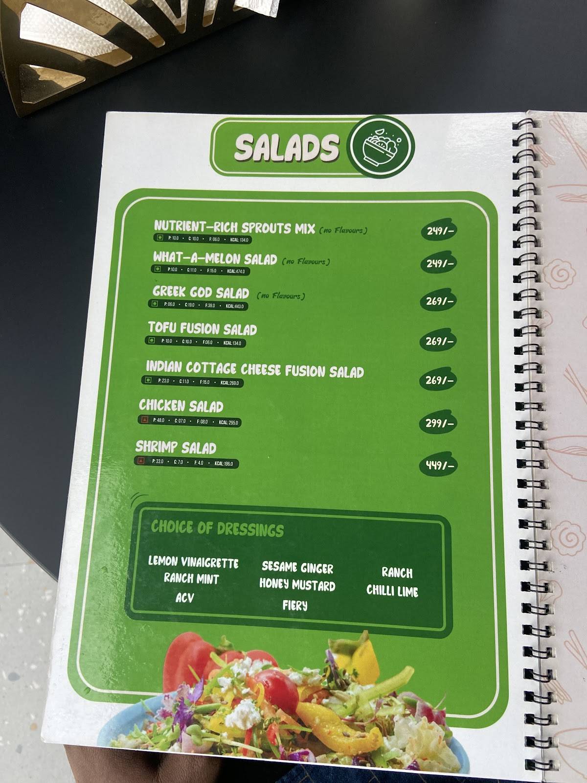 Procafe menu