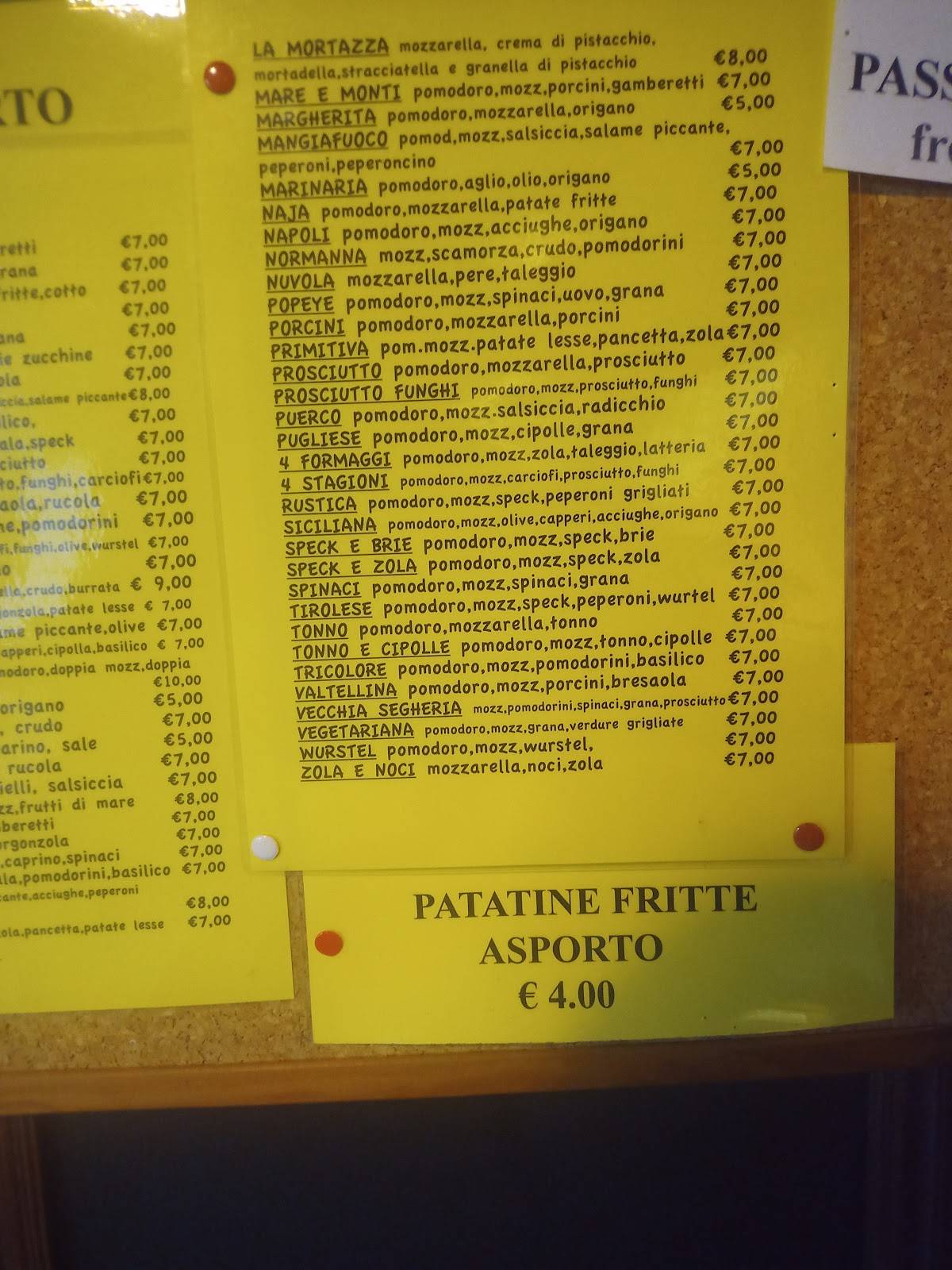 Menu di Pub Front Page 