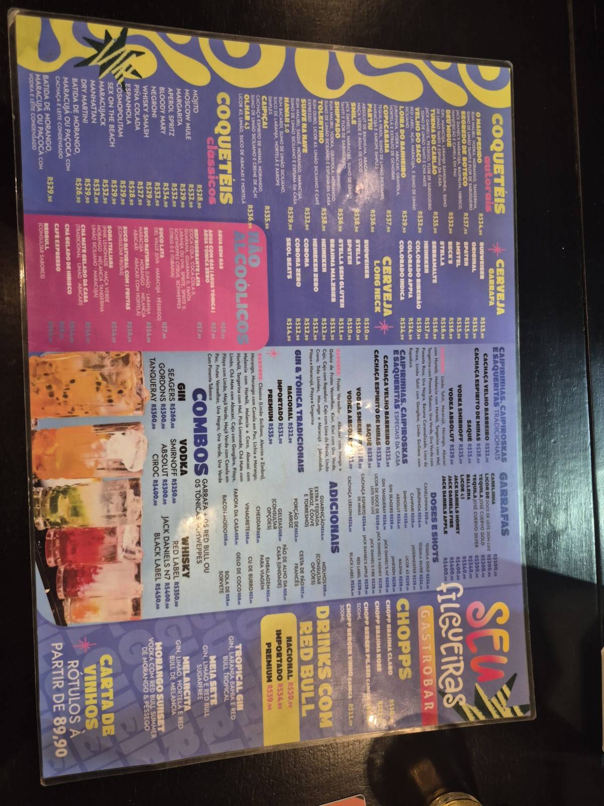 Botequim Tolentino cardápio